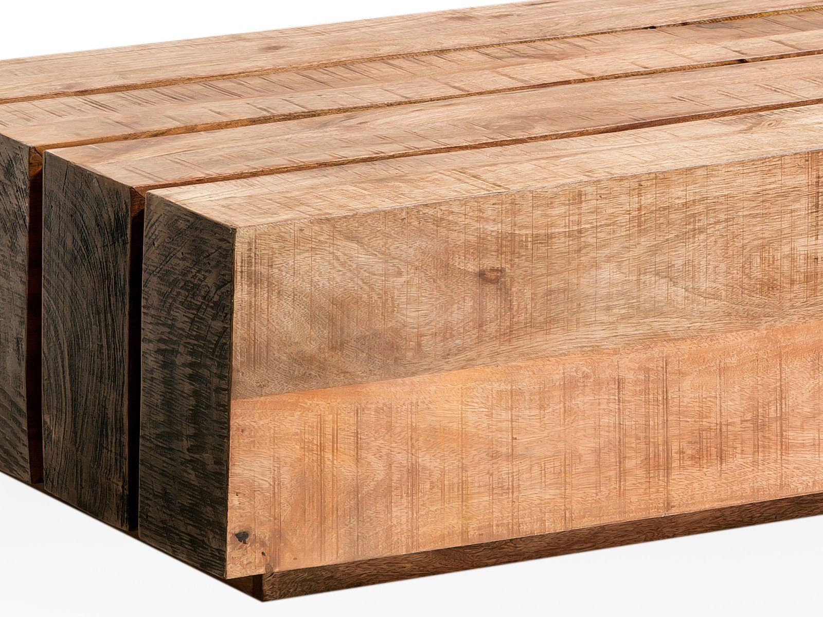 massivum Couchtisch Couchtisch Dakota 120x70 Mango rustic (1-St) günstig online kaufen