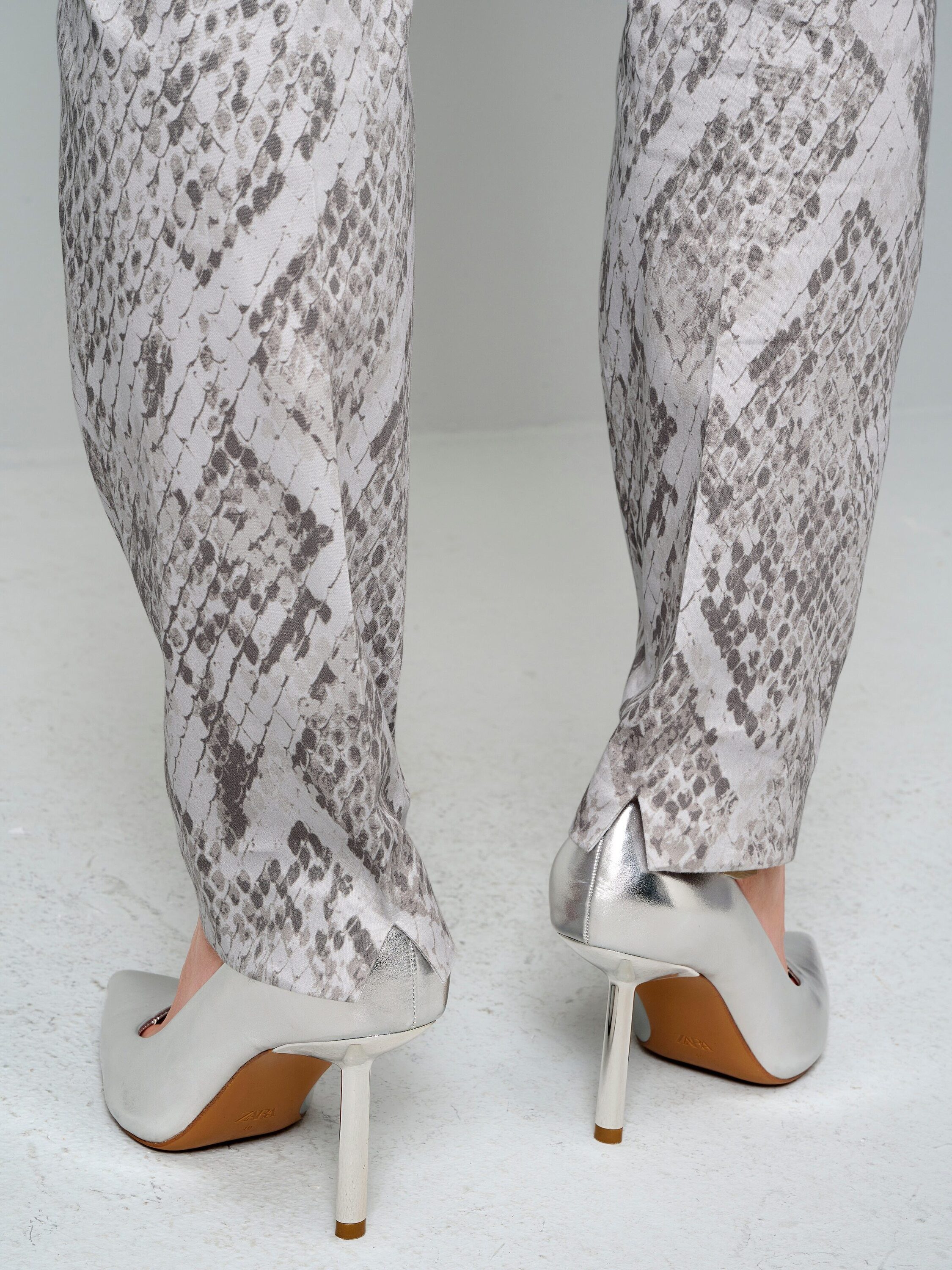 Alba Moda Stoffhose Hose mit Schlangenprint