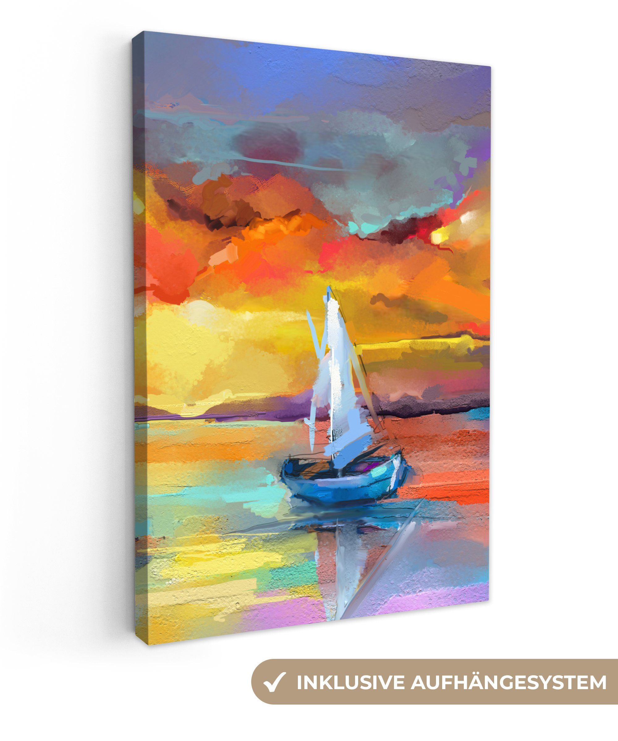 OneMillionCanvasses® Leinwandbild Malerei - Ölfarbe - günstig online kaufen