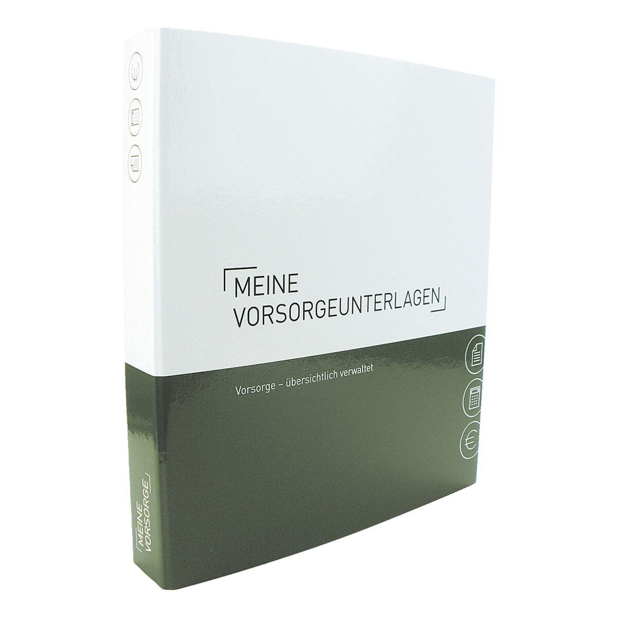 Aktenordner Meine Vorsorgeunterlagen, mit Register