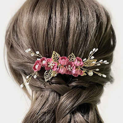 Fivejoy Diadem Diadem Haarschmuck Haarkämme Brauthaarschmuck, Hochzeitskrone Haarspangen