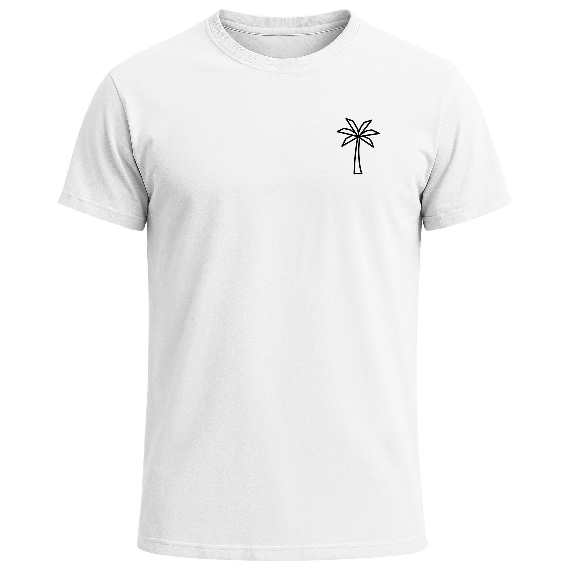 Neverless Print-Shirt Herren T-Shirt Palme Print günstig online kaufen