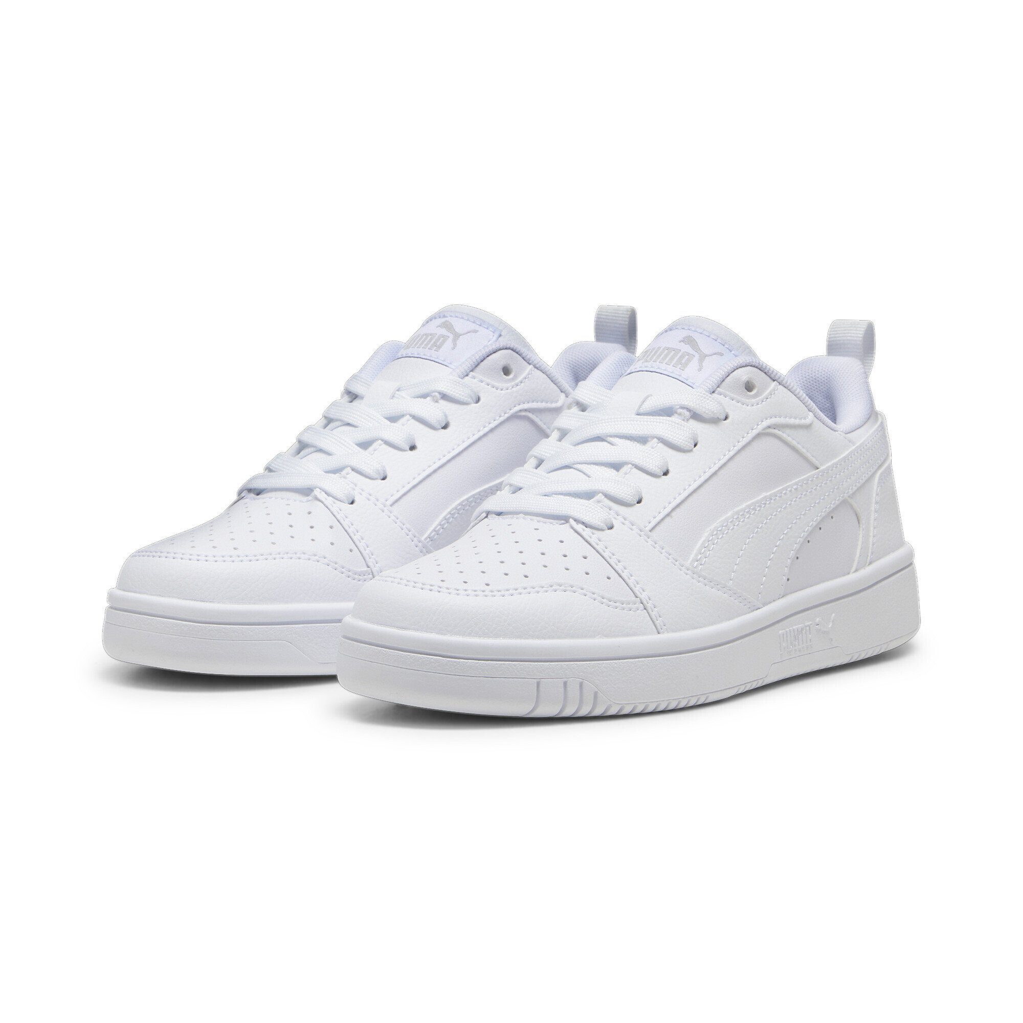 Cool Rebound Lo White V6 Light Gray PUMA Jugendliche Sneaker Sneakers