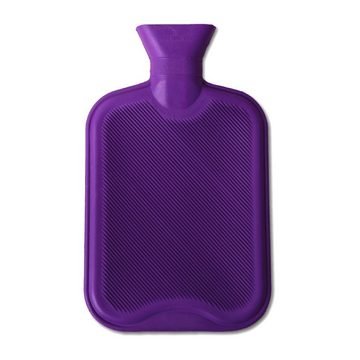 Arsvita Wärmflasche, Wärmflasche (1 Liter) aus Gummi (Naturkautschuk), langlebig und sicher
