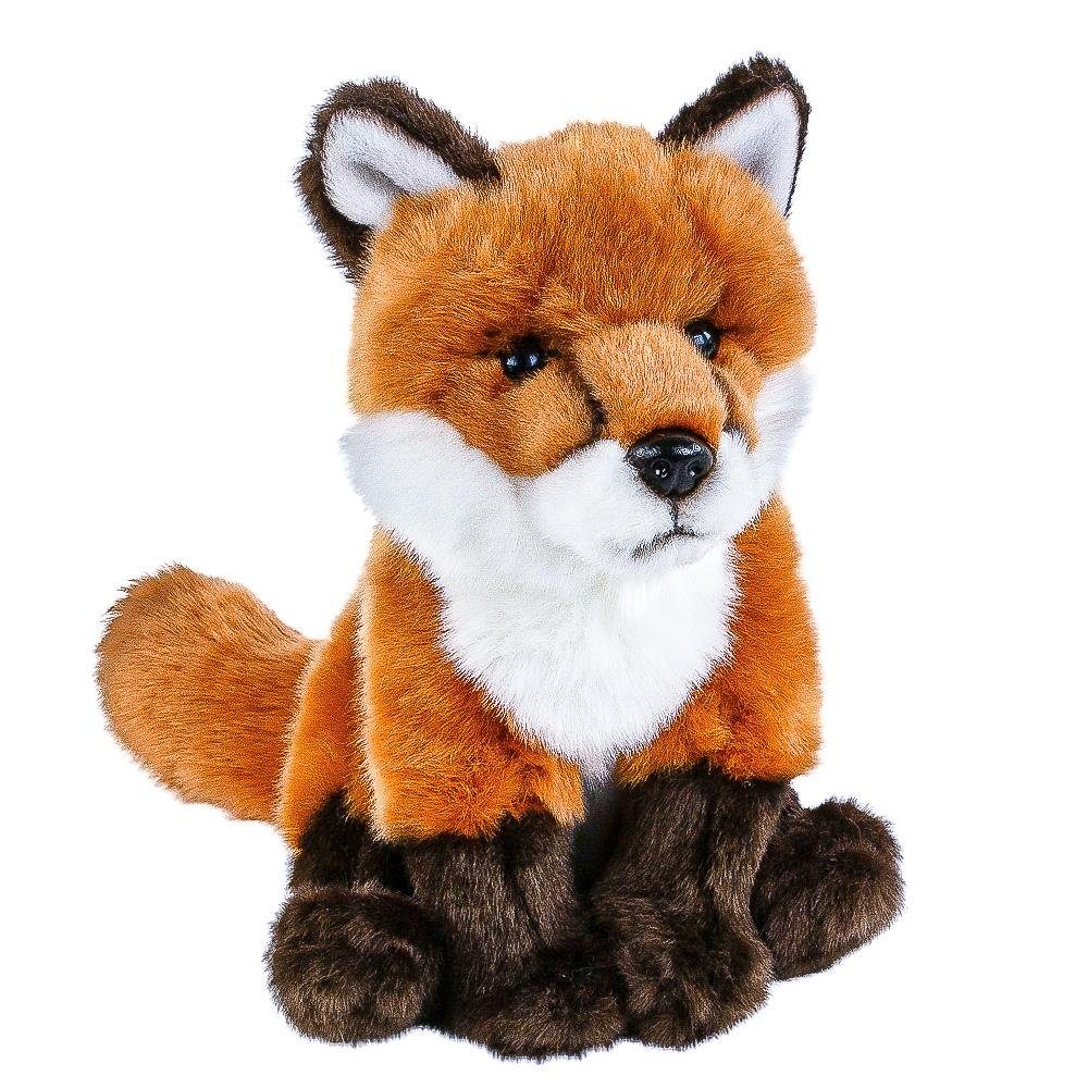 Teddys Rothenburg Kuscheltier Fuchs sitzend 30 cm (mit Schwanz) Plüschfuchs (Fuchsbaby Babyfuchs Füchse, Игрушки Kinder Baby)