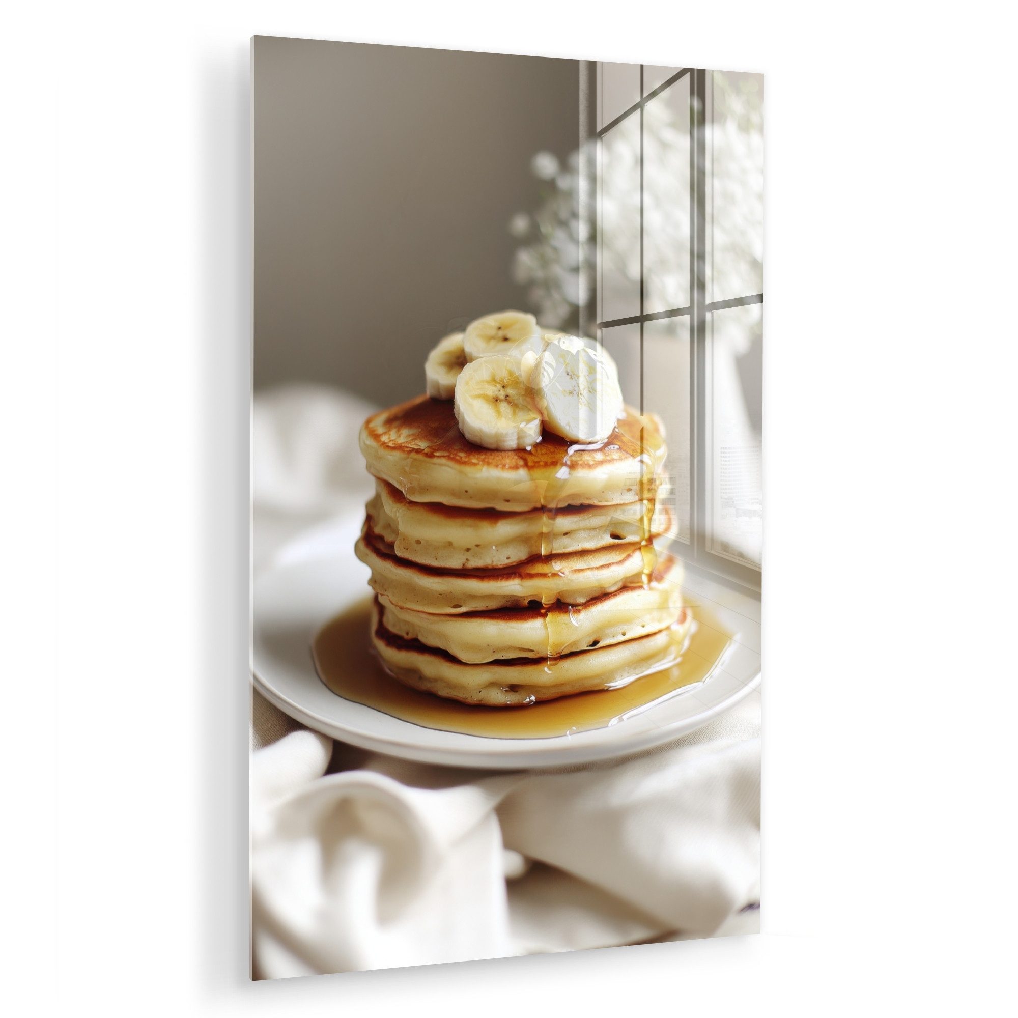 MuchoWow Acrylglasbild Pfannkuchen - Banane - günstig online kaufen