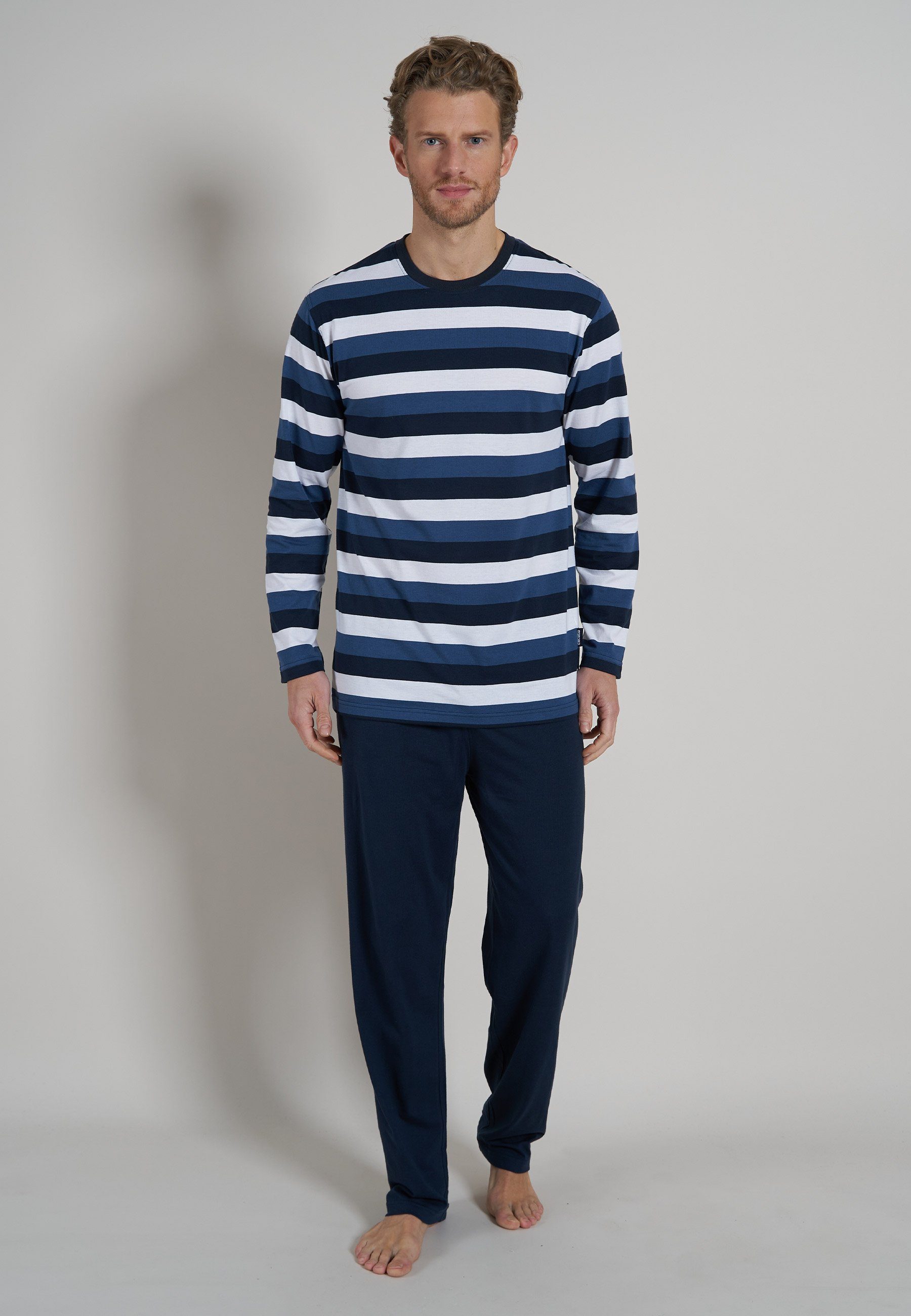 CECEBA Pyjama CECEBA Herren Pyjama blau günstig online kaufen