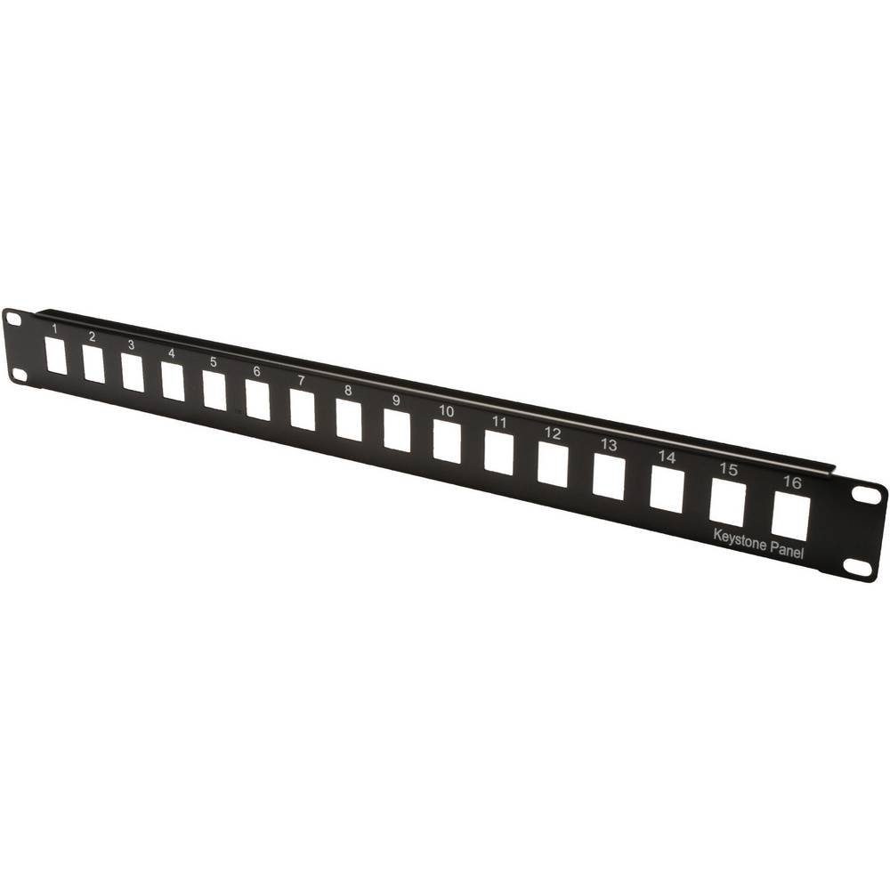 Professional Modular Patch Panel, 16-Port Netzwerk-Patch-Panel