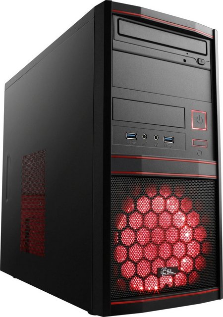 CSL Sprint V28887 Gaming-PC (AMD Ryzen 3 4300GE, AMD Radeon Graphics, 8 GB RAM, 500 GB SSD, Luftkühlung)