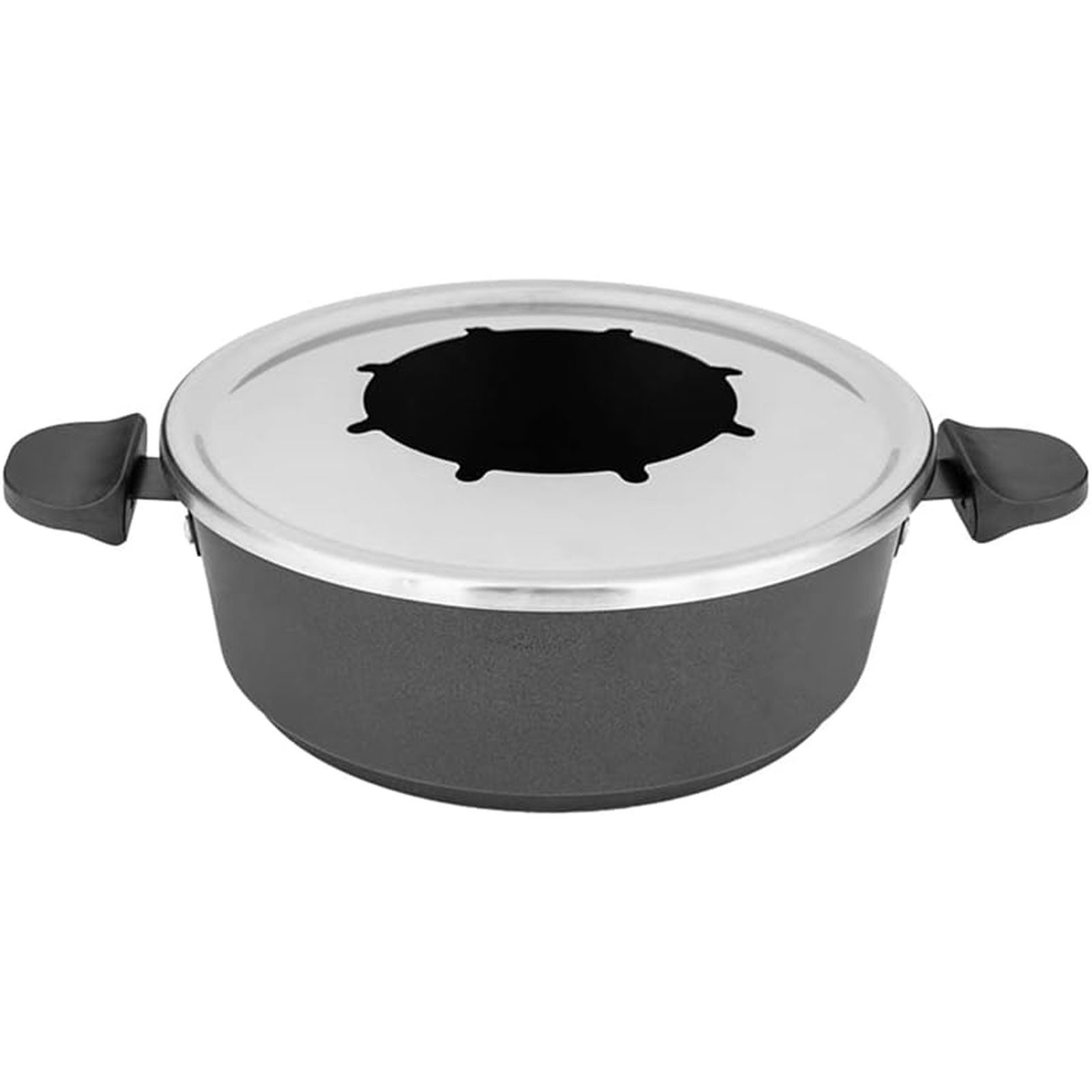 Gastroback Raclette 42566, Kontrollleuchte und Überhitzungsschutz, Fondue-Set