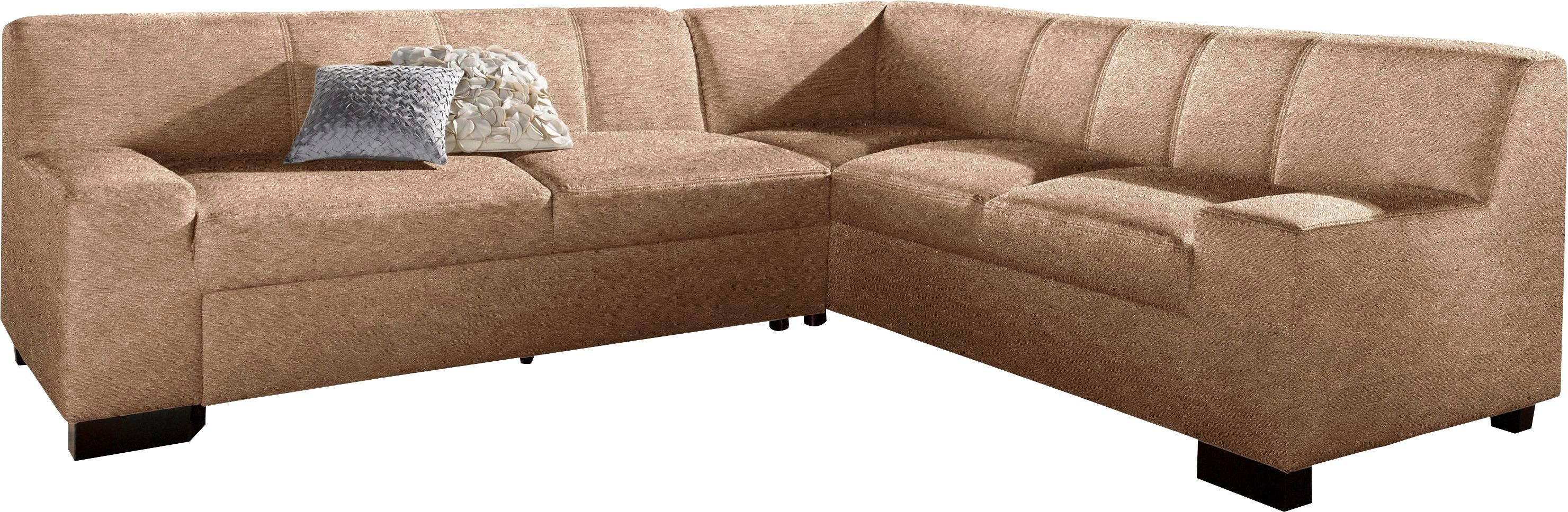 DOMO collection Ecksofa Norma L-Form, wahlweise mit Bettfunktion