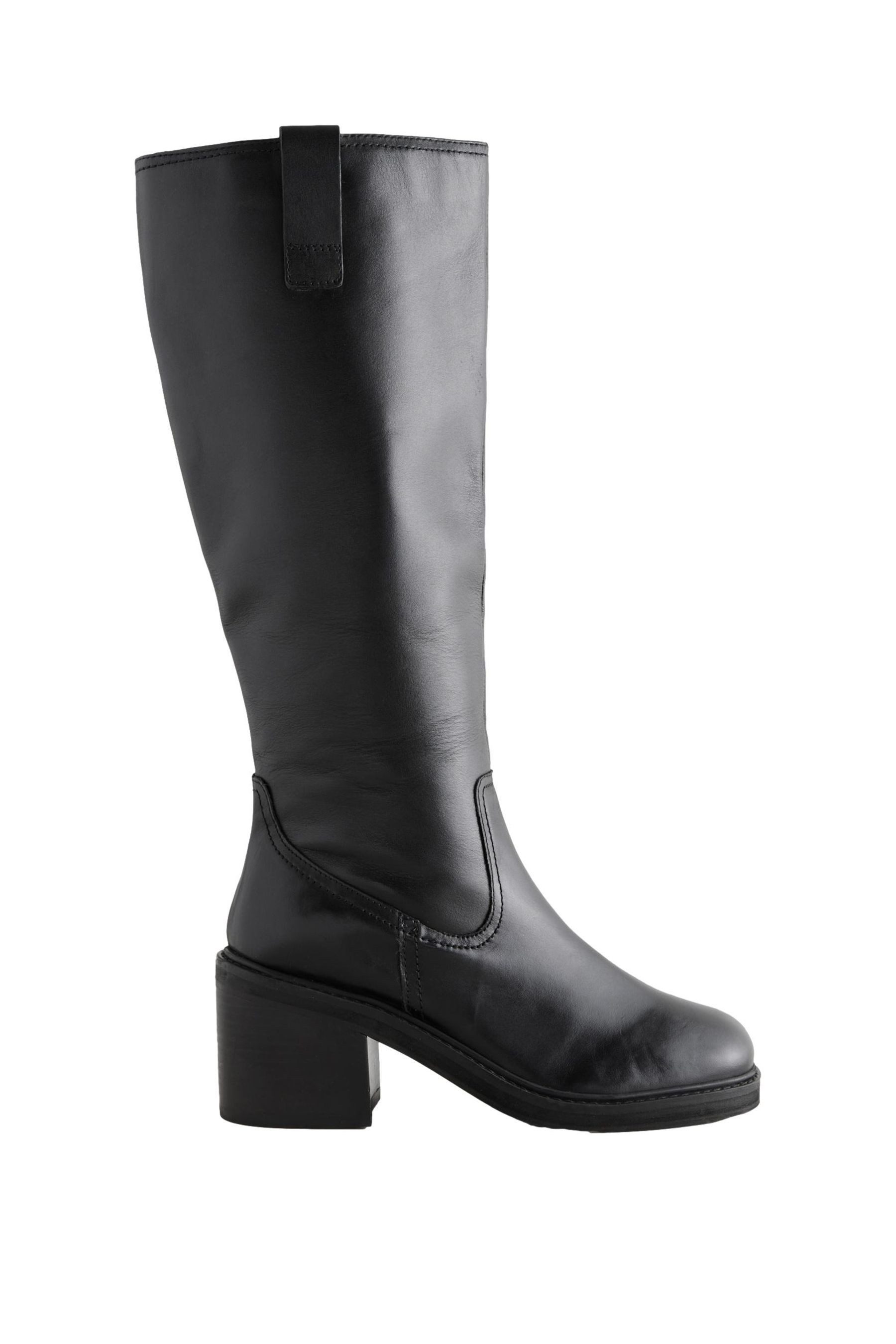 Forever Comfort® Kniehohe eckige, klobige Stiefel Stiefel