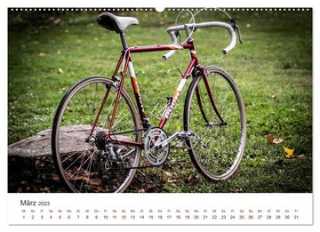 CALVENDO Wandkalender Stahlrenner - Rennrad-Klassiker aus Europa (Premium, hochwertiger DIN A2 Wandkalender 2023, Kunstdruck in Hochglanz)