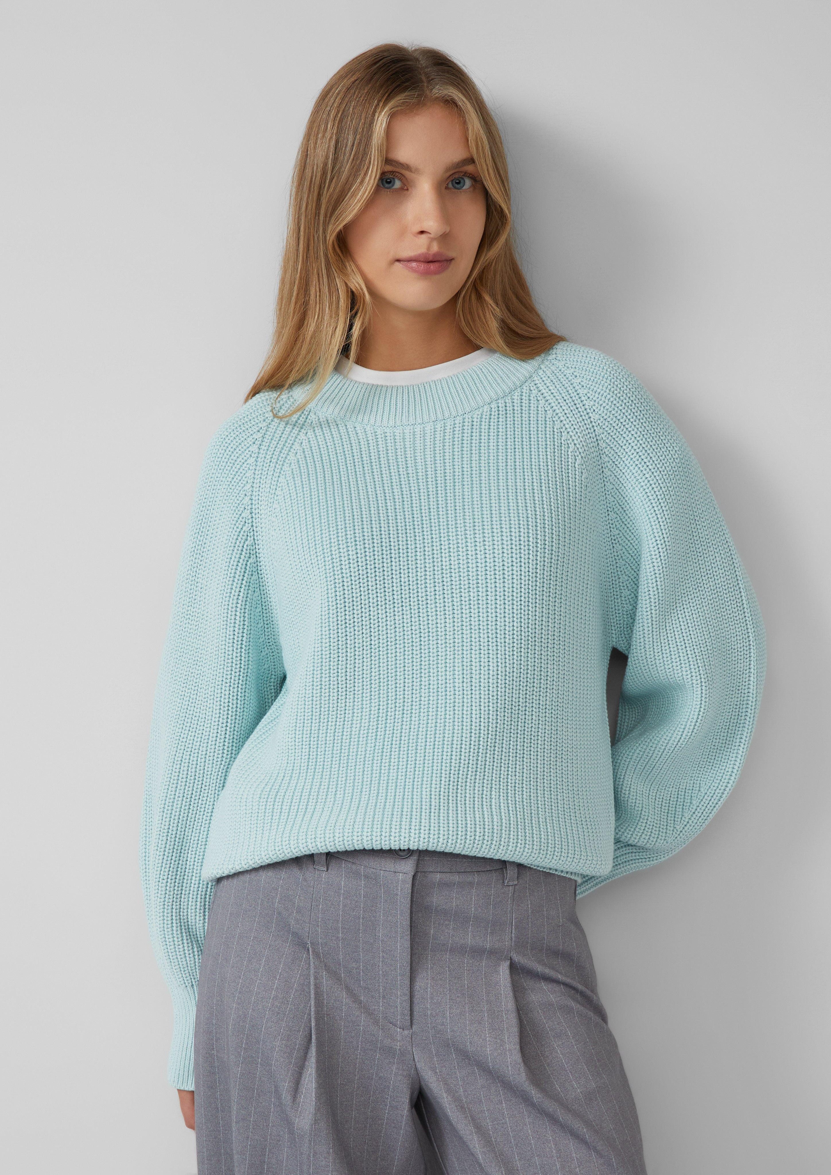 s.Oliver Strickpullover Strickpullover mit Raglanärmeln im günstig online kaufen