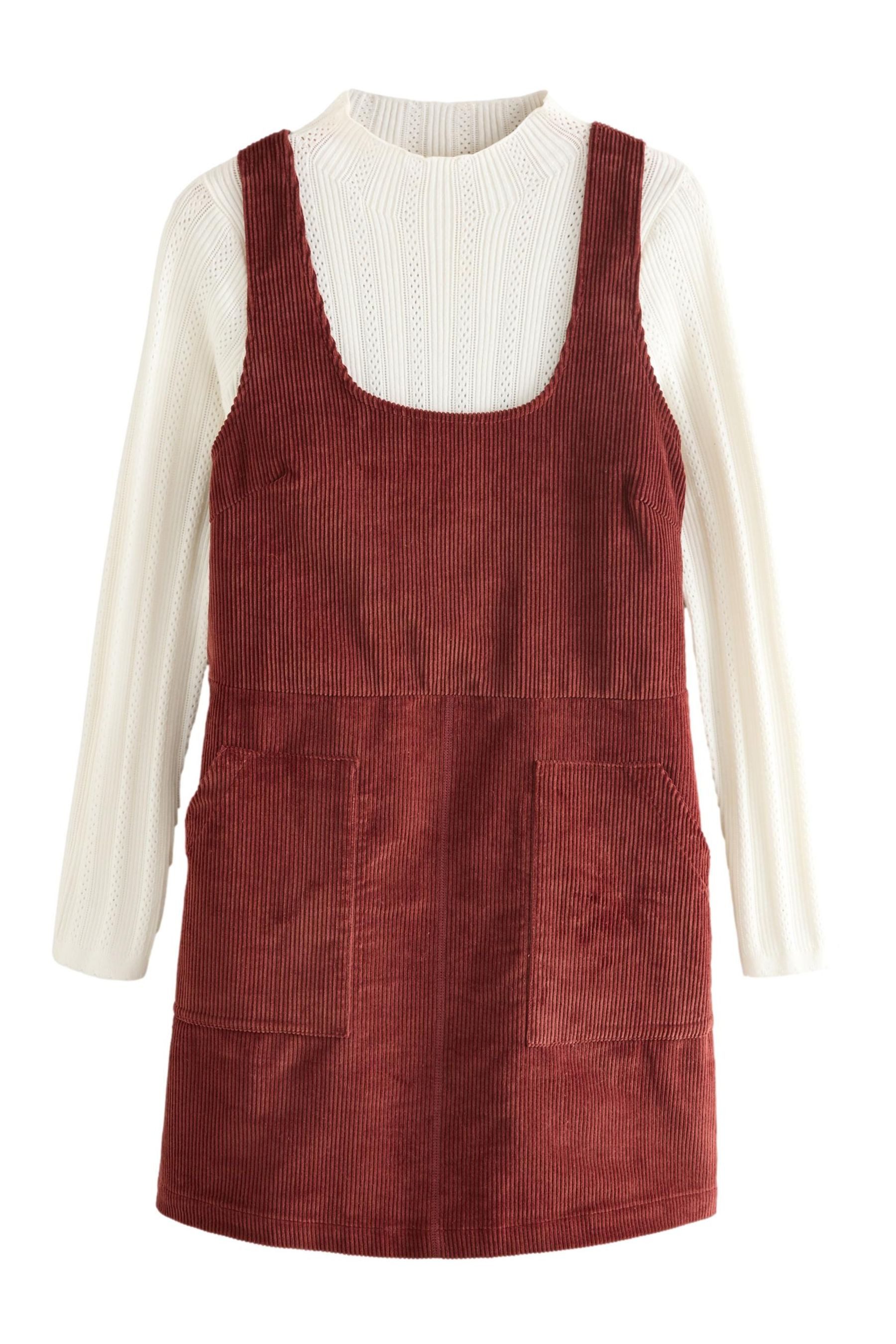 Next Strickkleid Kurzes Latzkleid aus Cord günstig online kaufen