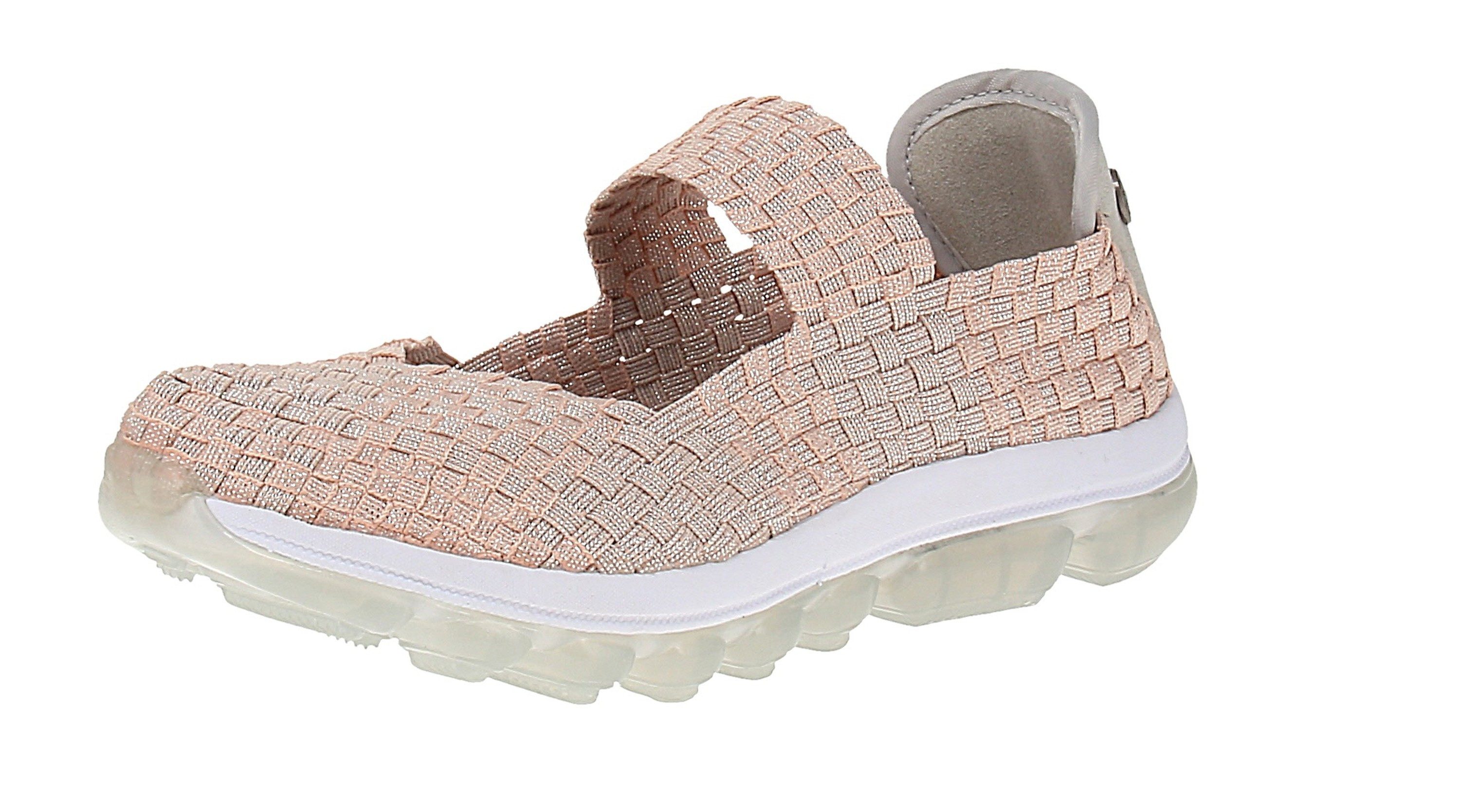 BERNIE MEV Bernie Mev Gummies Cuddly - Damen Ballerinas - Blush-Shimmer Sneaker