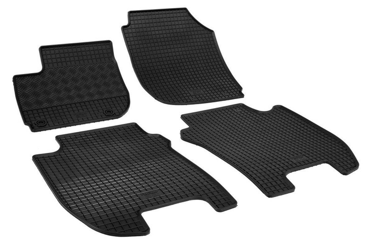 AZUGA Jazz passend ab 5-türer Honda für IV 9/2015-5/2020, Jazz Honda Auto-Fußmatten Gummi-Fußmatten für