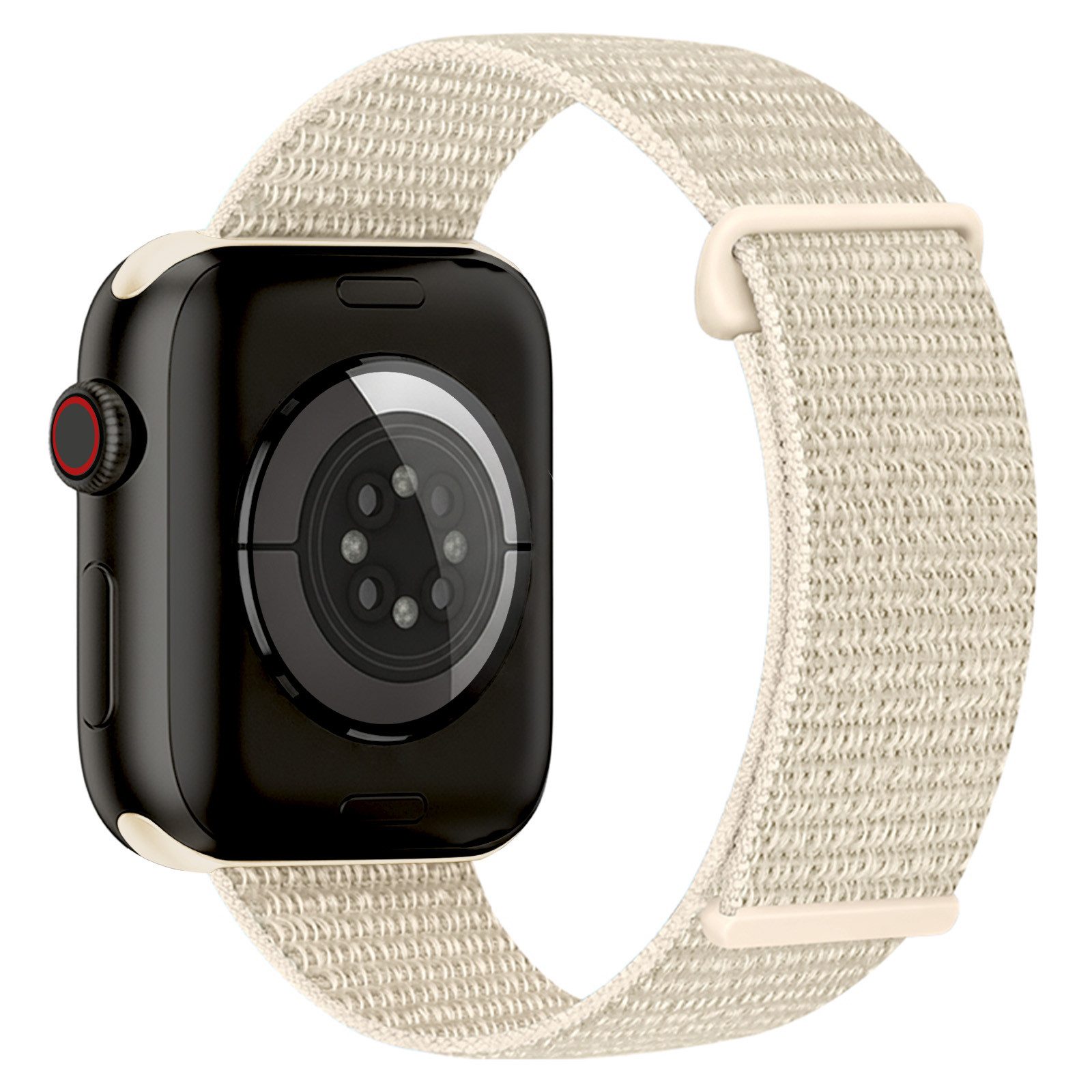 Tec-Expert Smartwatch-Armband für Apple Watch Series 6 40 mm Armband Ersatz Wechsel Band, Nylon Textil mit Klettverschluss, stufenlos Verstellbar, atmungsaktiv