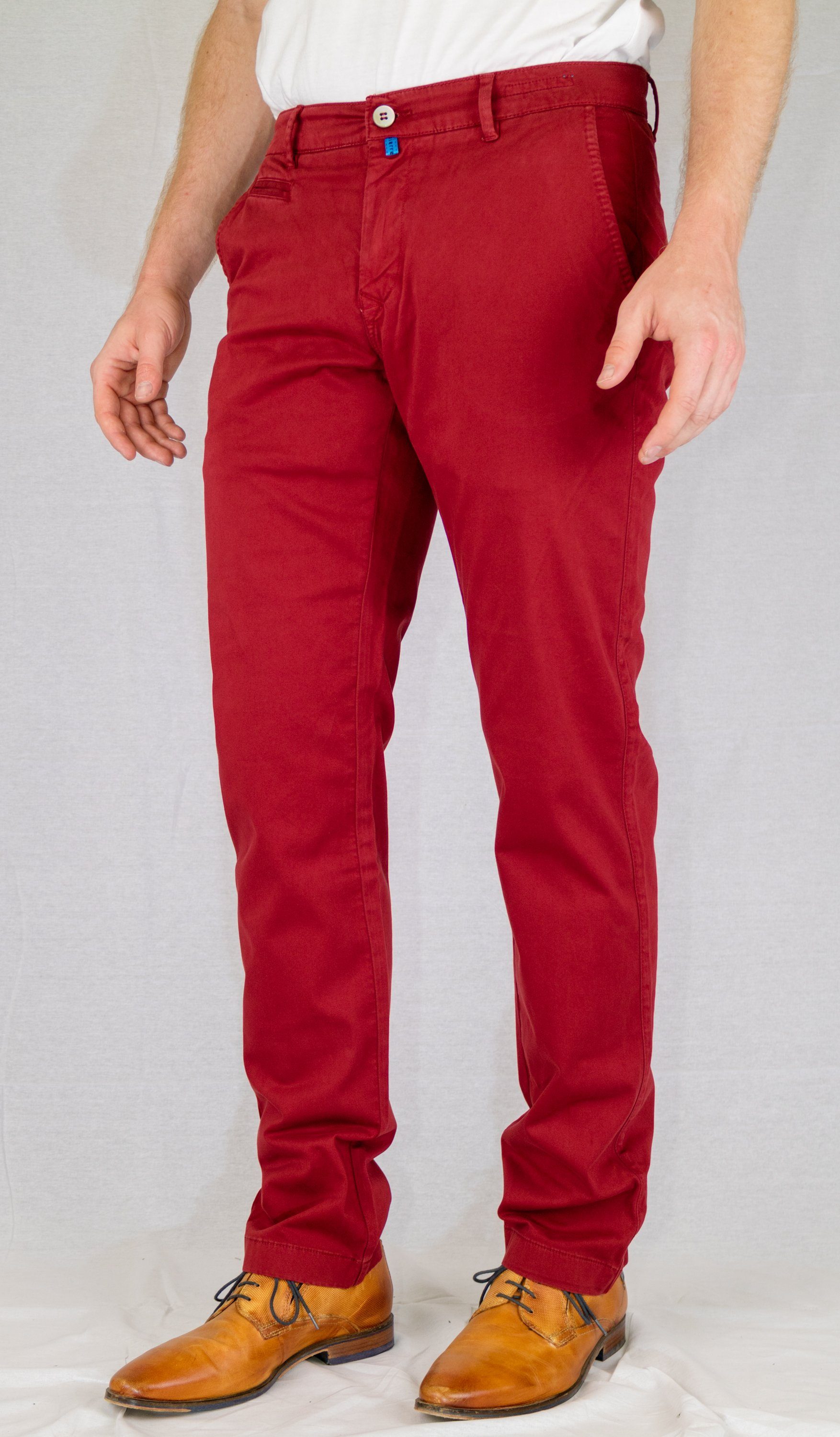 Pierre Cardin 5-Pocket-Jeans CHINO 2000.95 CARDIN PIERRE FUTUREFLEX bordeaux 33757