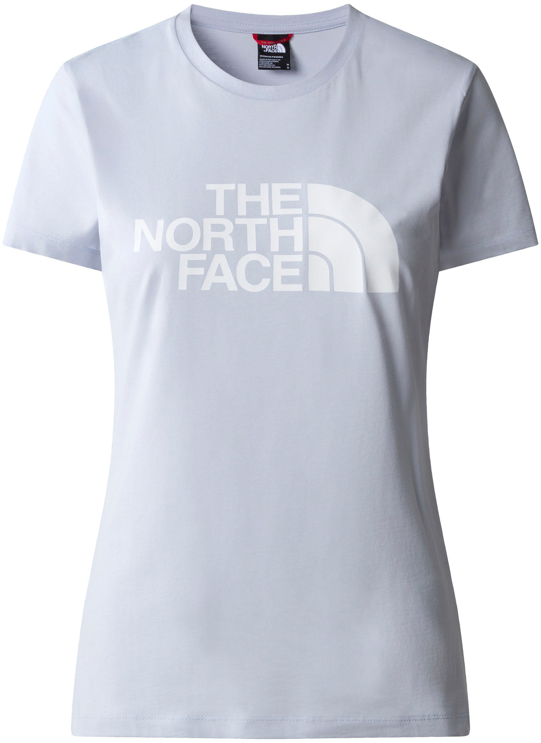 The North Face T-Shirt EASY TEE im hüftlangen Schnitt dusty periwinkle