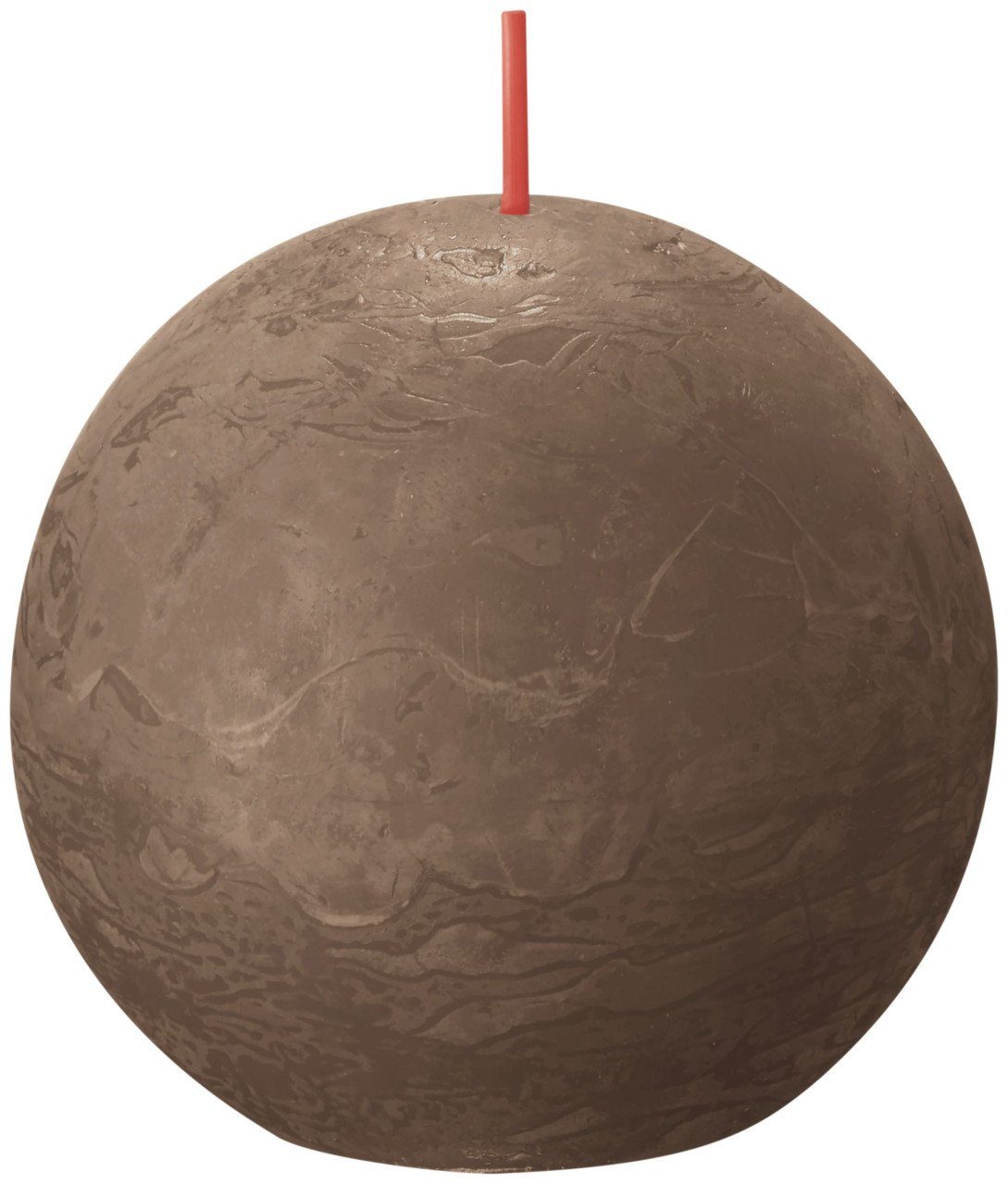 Bolsius Kugelkerze Bolsius Rustik Kugelkerze wildleder braun