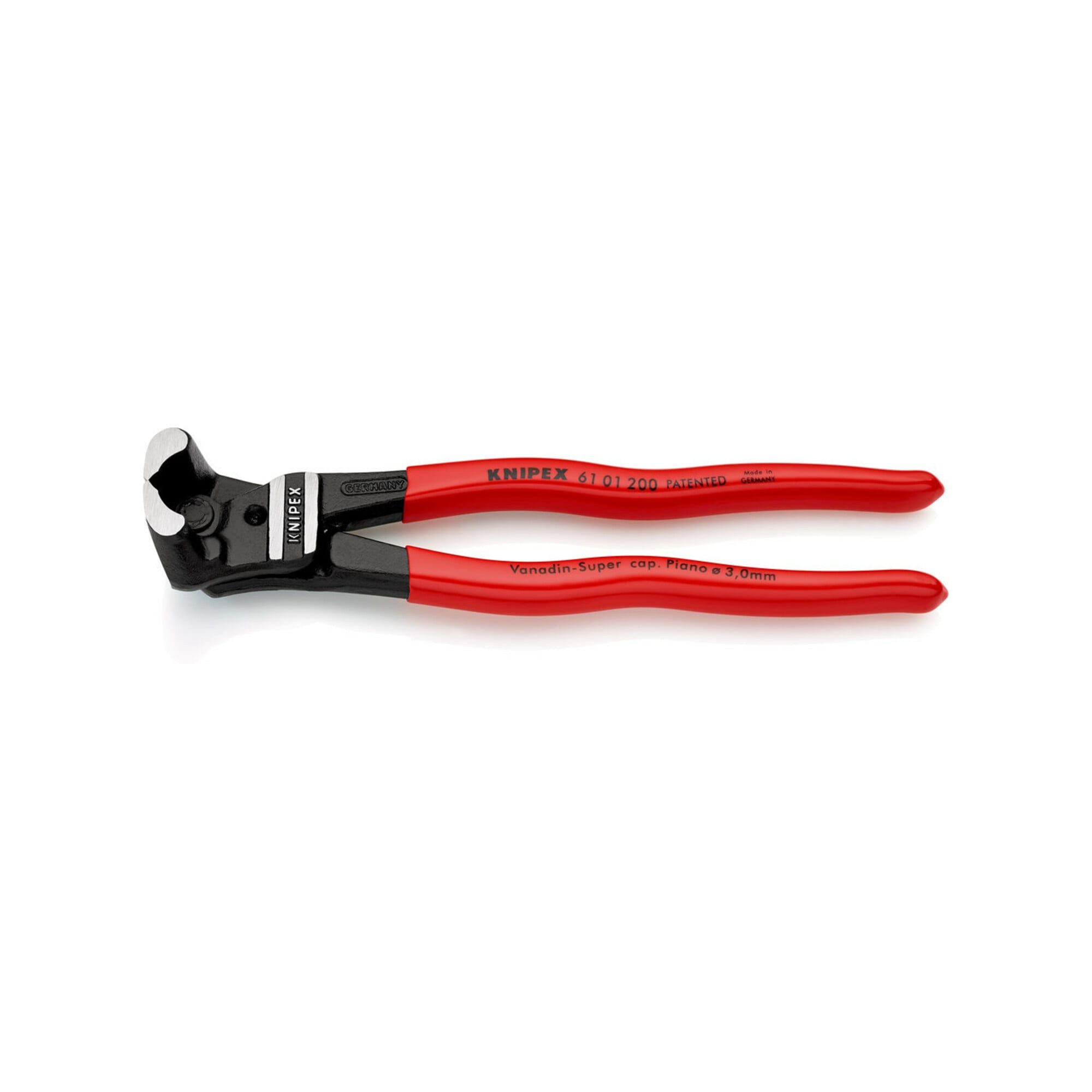 Knipex Bolzenschneider KNIPEX 61 01 200 Bolzen-Vornschneider hochübersetzt mit Kunststoff übe