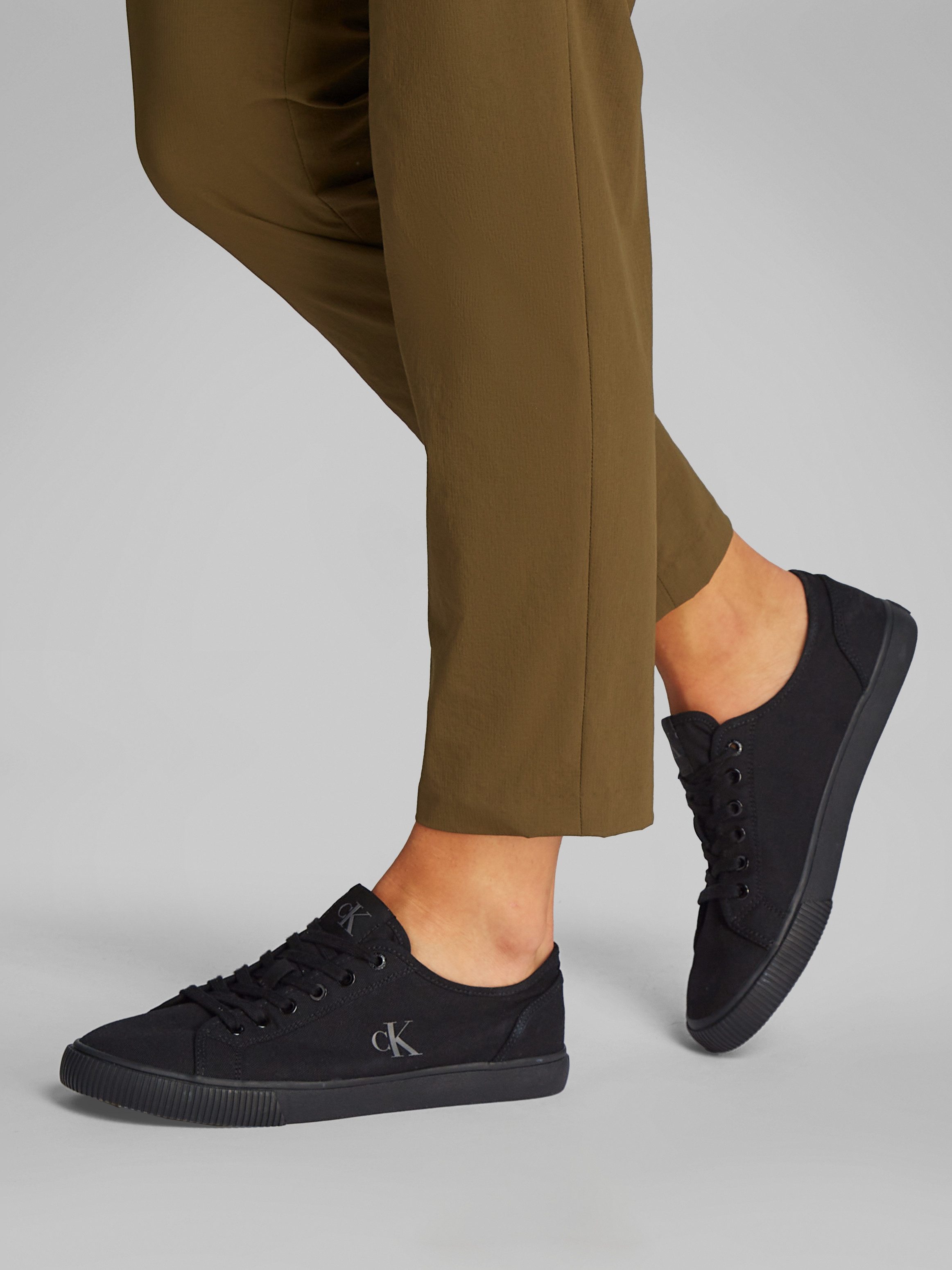 Calvin Klein Jeans ESS VULC LOW MG CANVAS Sneaker, Schnürschuh, Halbschuh, günstig online kaufen