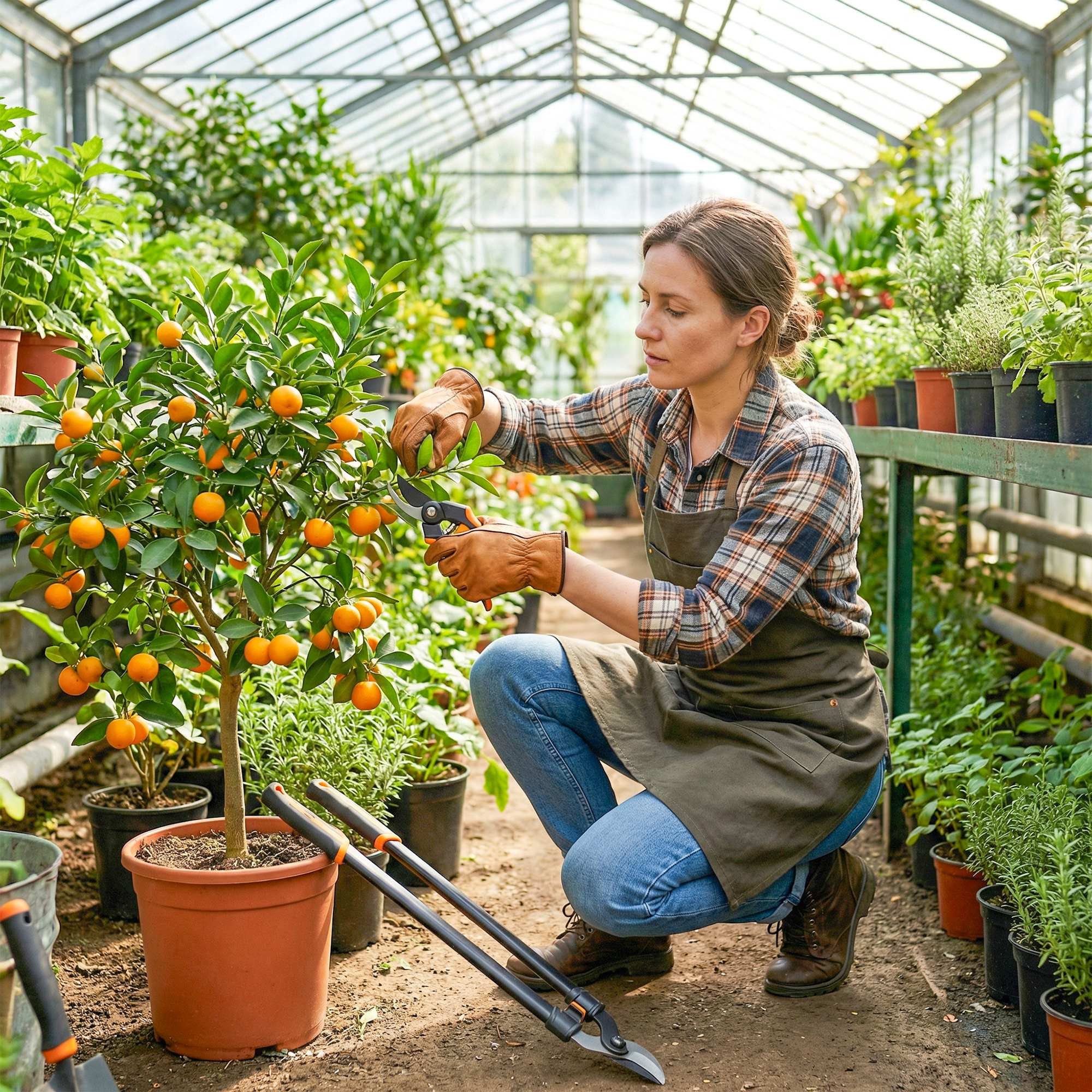 Outsunny Astschere Heckenschere Gartenschere mit Messerlänge 69,5 cm, (Set, 2-tlg., 2-teiliges Gartenset), rostbeständige Klingen, rutschfeste Griffe, Sicherheitsverriegelung