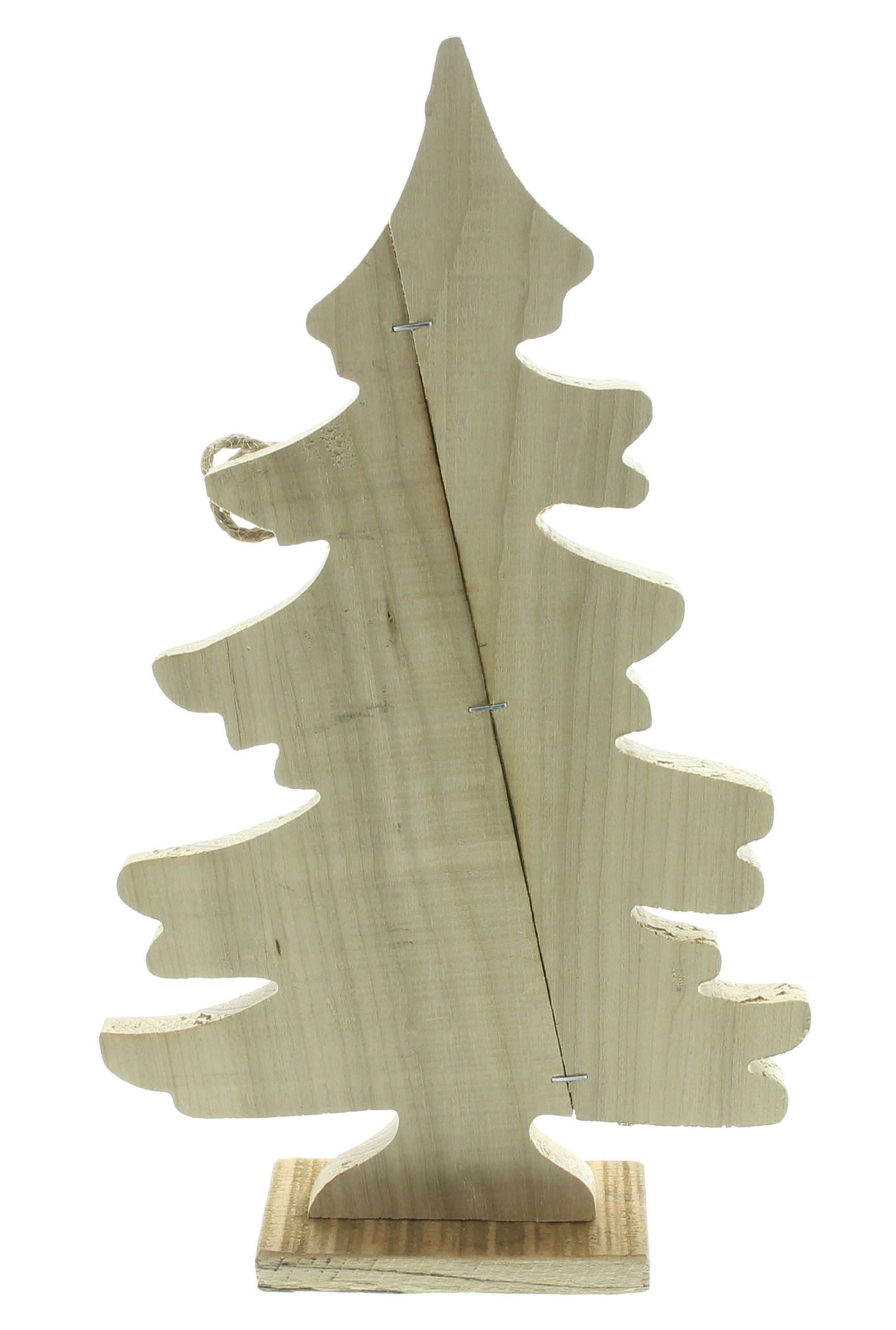 Frank Flechtwaren Dekoobjekt, Holzdeko Branded Tree