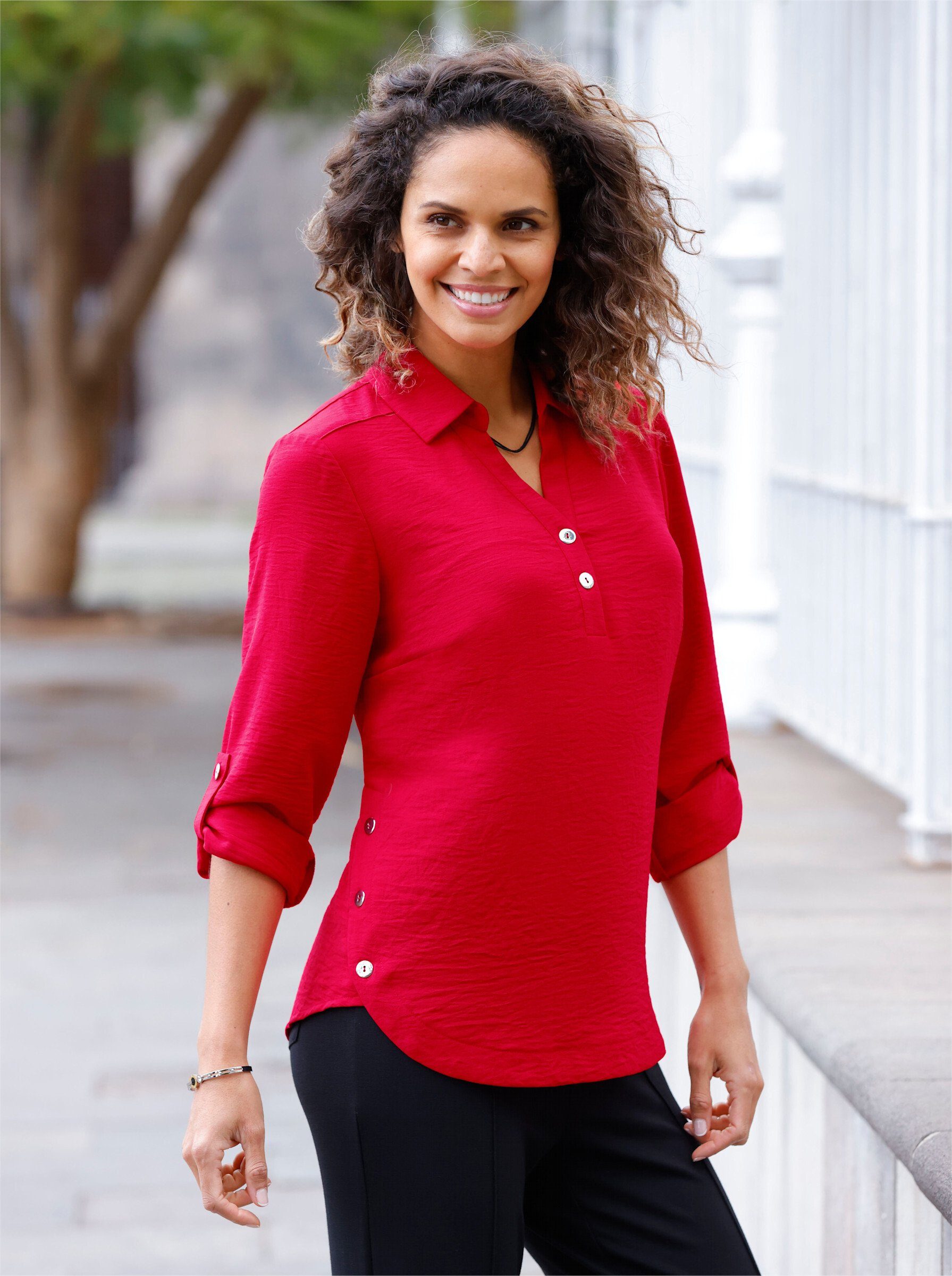 Witt Klassische Bluse Bluse Langarm