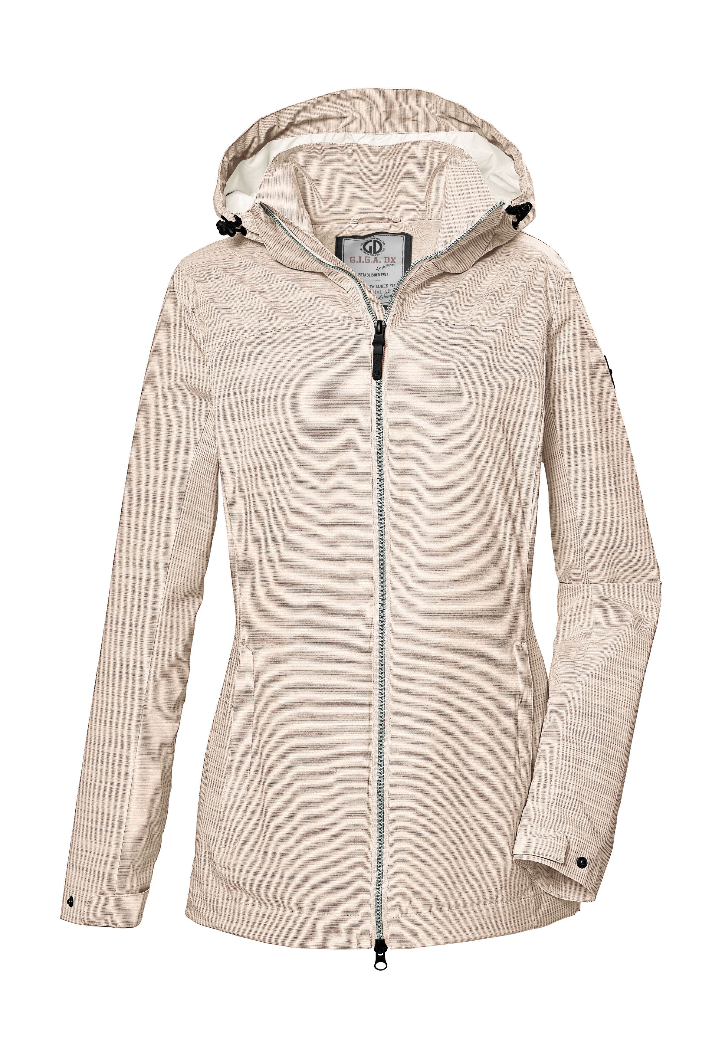 G.I.G.A. DX by killtec Funktionsjacke GS 67 WMN JCKT Gestreifte Damen Outdoorjacke, wasserabweisend, 2-Wege-Reißverschluss