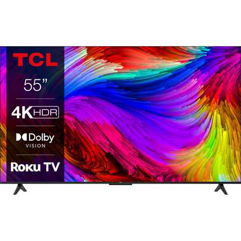 TCL 55RP630X1 LED-Fernseher (139 cm/55 Zoll, 4K Ultra HD, Smart-TV, Roku TV, HDR, HDR10, Dolby Vision, Game Master, HDMI 2.1)