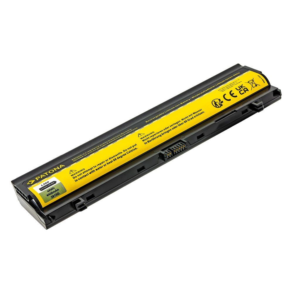 Patona Akku für Lenovo Thinkpad L560 Laptop-Akku Ersatzakku passend 4400 mAh (10,8 V, 1 St), 00NY488 ASM SB10H45073 3INR19/65-2