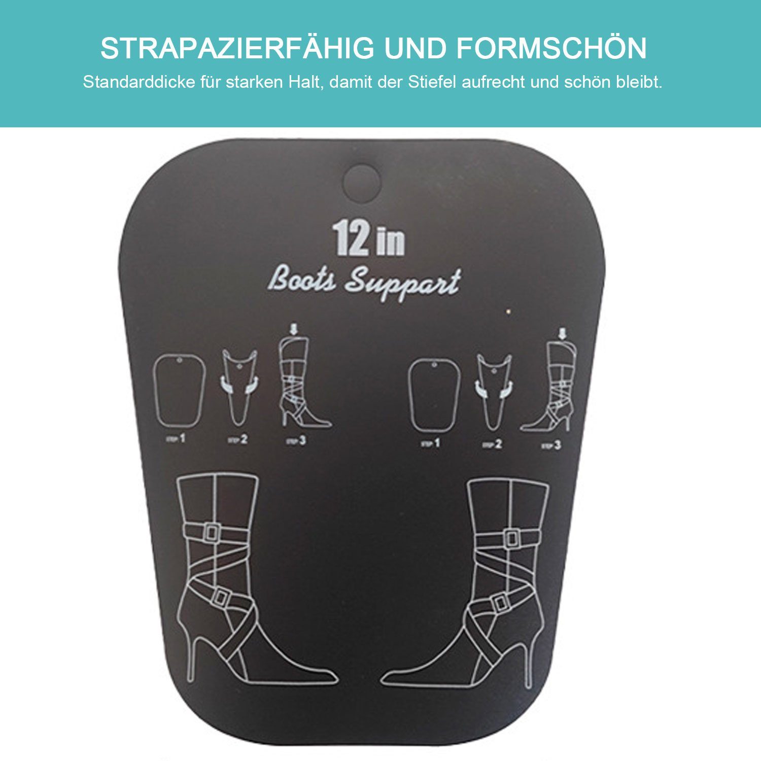 Schuhspanner Stiefelform Daisred (12-tlg) Unisex Stiefelspanner Einsätze 12 Stück