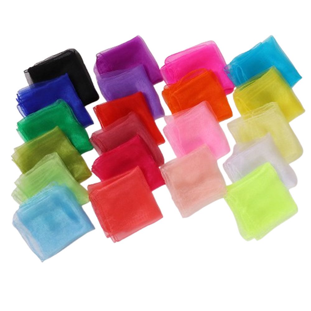 CLTYQ Lernspielzeug 23 Stück Jongliertücher, Chiffontücher für Tanzen,Bunte günstig online kaufen
