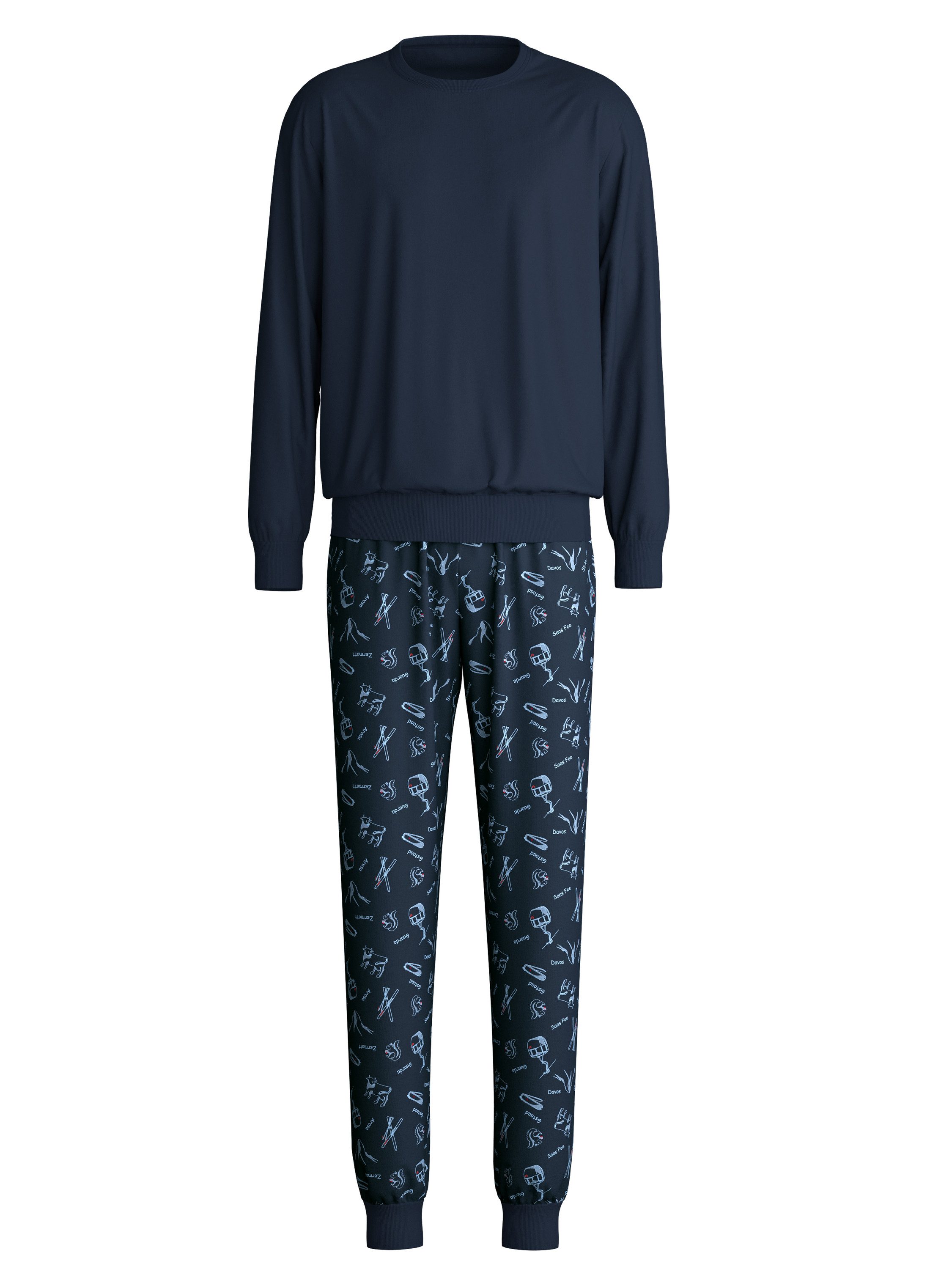 CALIDA Pyjama Relax Swiss Resort Herren (2 tlg) günstig online kaufen