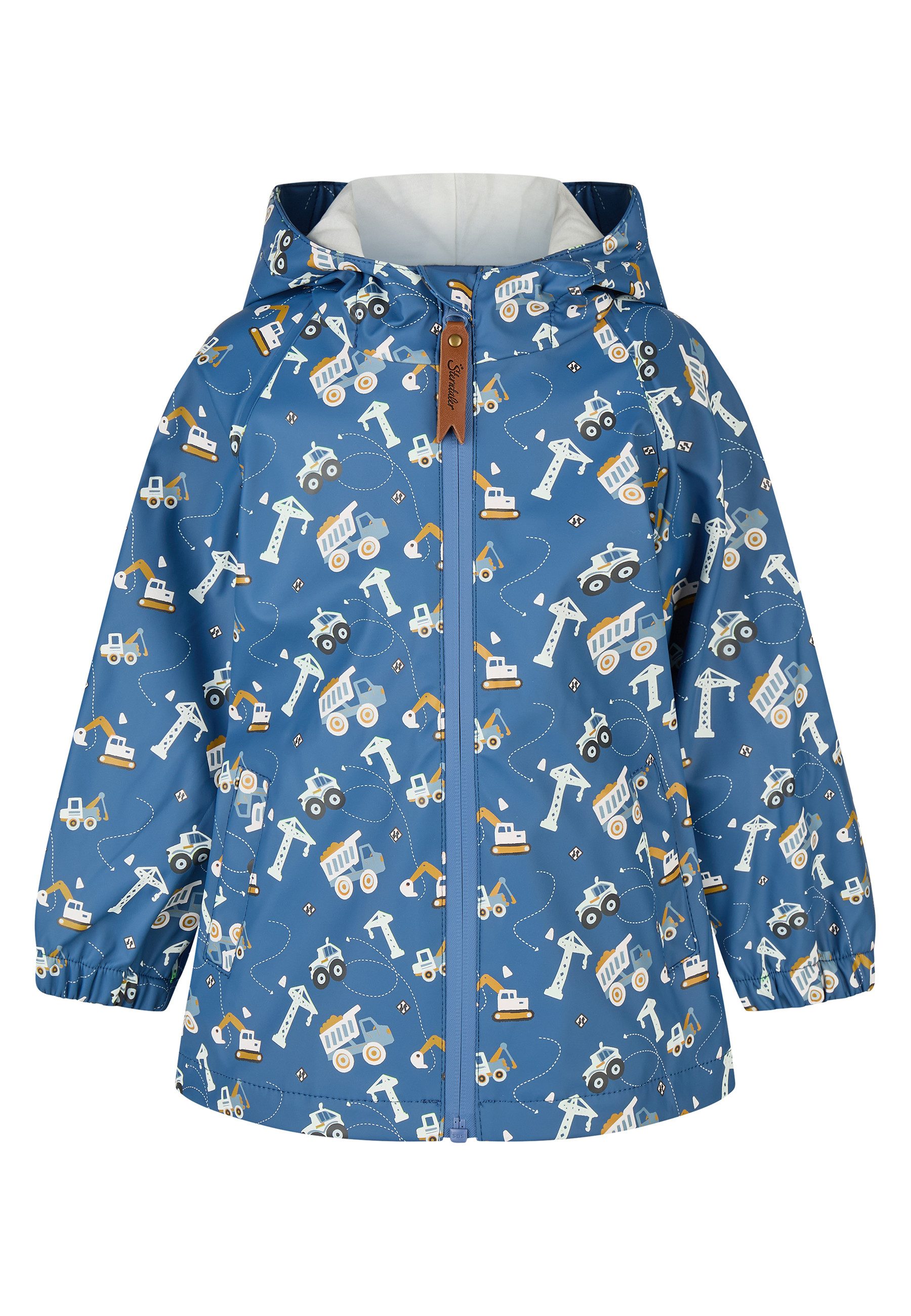 Sterntaler® Regenjacke Farbwechsel Regenjacke Baustelle (1-St) Wasserdichte Regenjacke mit Farbwechsel und Reflexdetails
