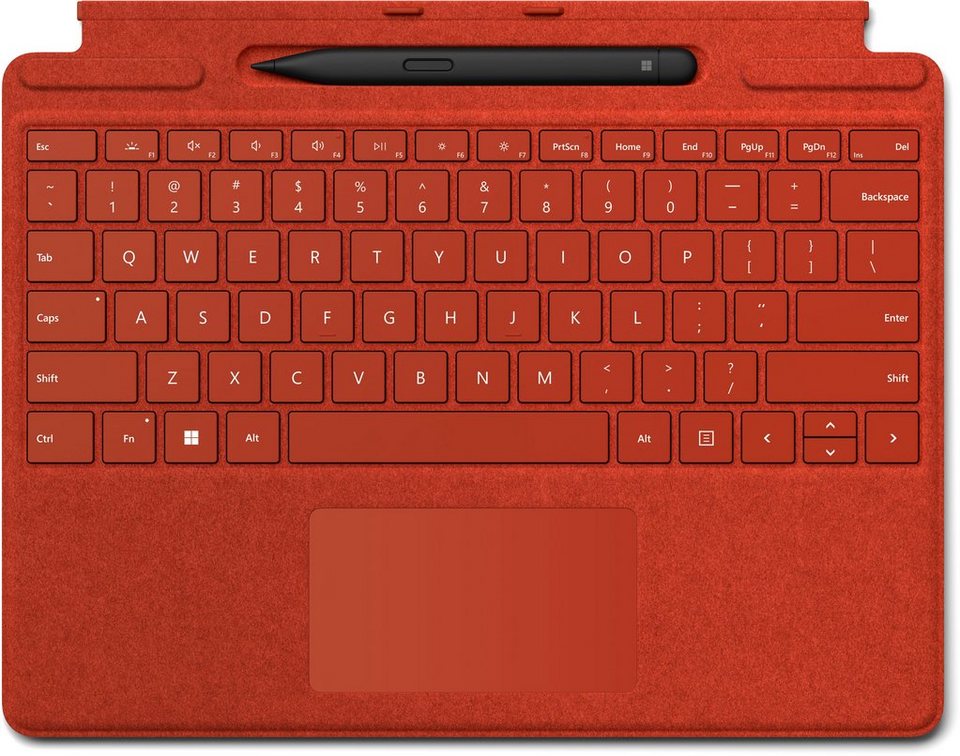 Microsoft Surface Pro Signature Keyboard 8XA-00025 Tastatur (Tastatur mit  Touchpad), Surface Slim Pen 2 Ablage- und Ladeschale