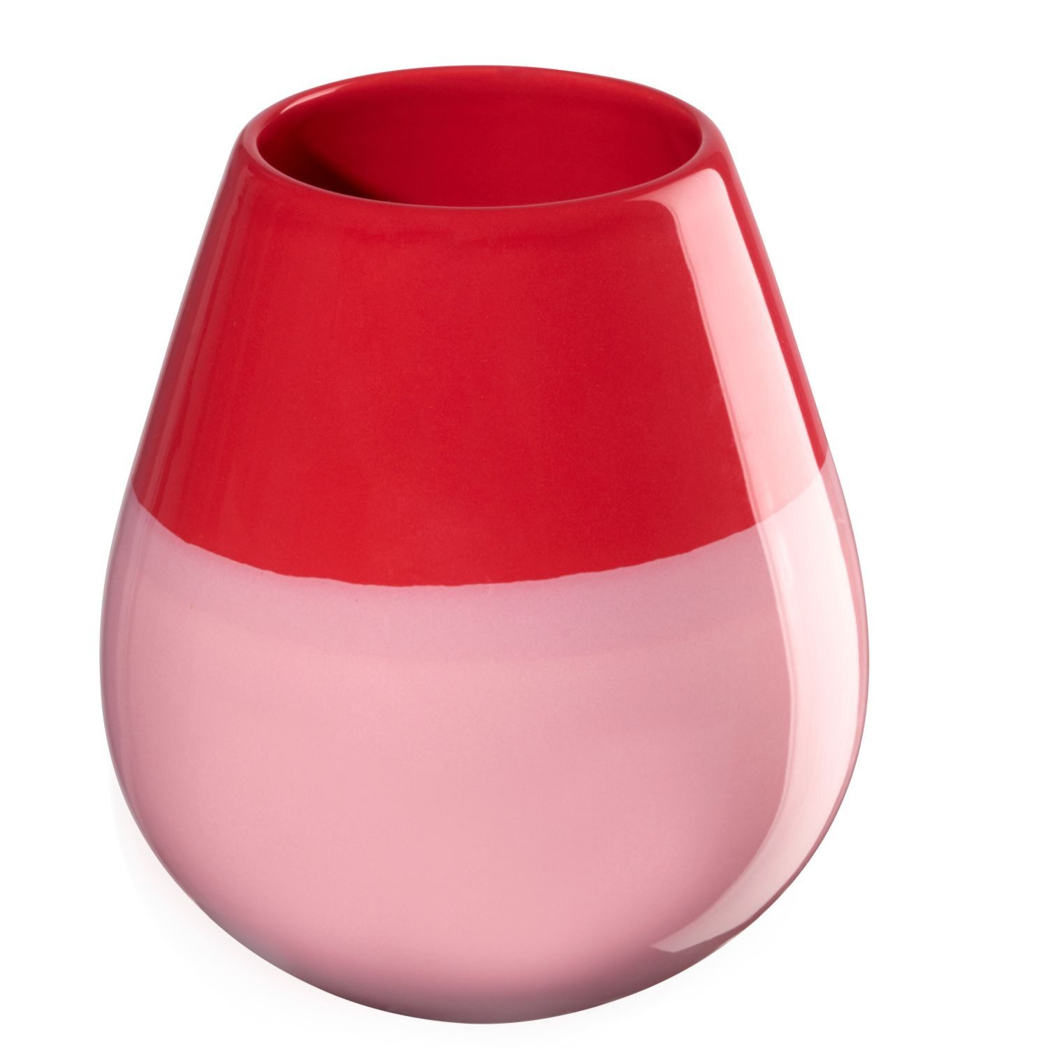 ASA SELECTION Dekovase Joy Strawberry Smoothie Rund 18 cm günstig online kaufen