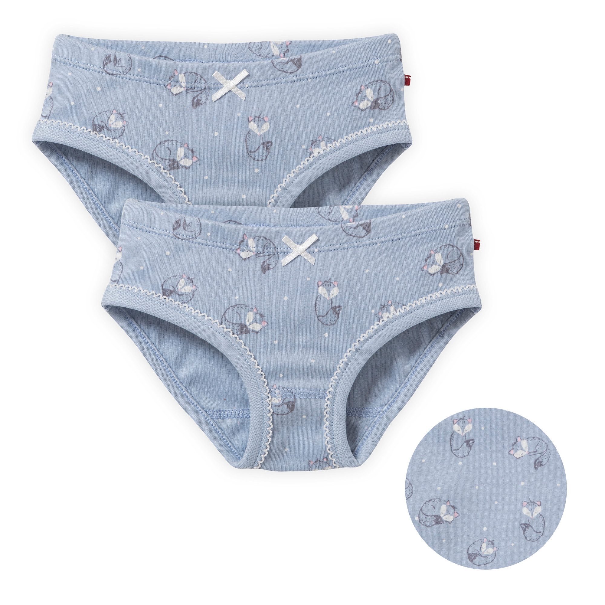 People Wear Organic Slip im 2er Pack, mit Motiv aus Bio-Baumwolle