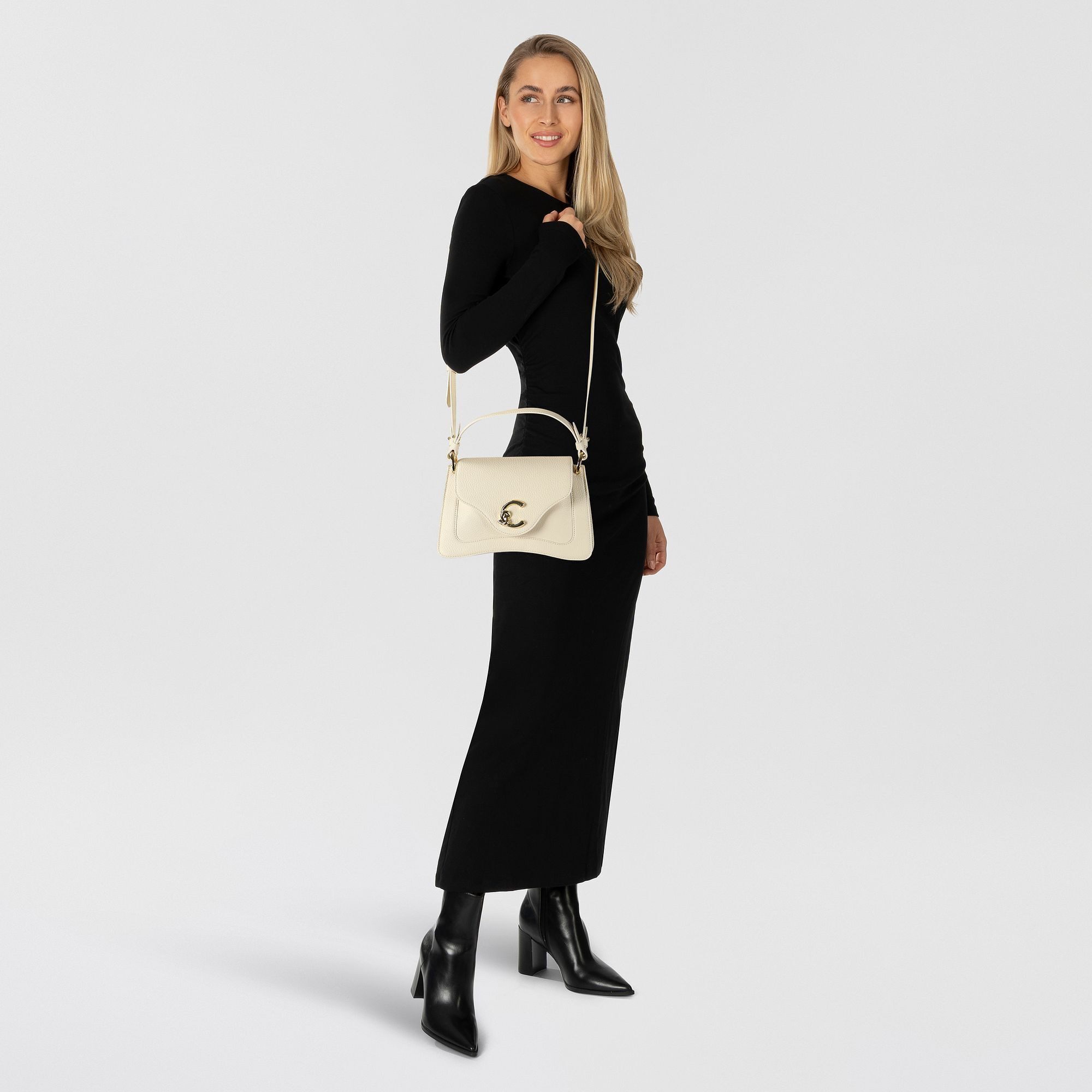 COCCINELLE Schultertasche C-Me, Leder