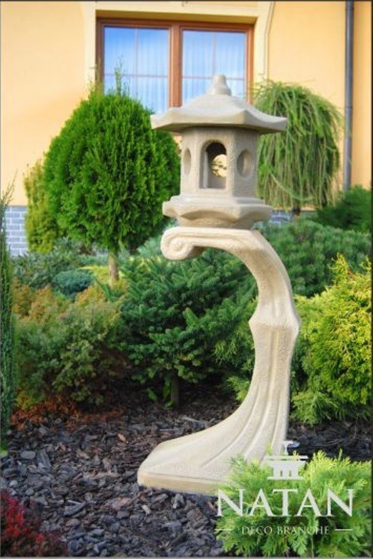 Stein Garten JVmoebel Terrassen Leuchte Figur Lampe Skulptur Neu Beleuchtung Skulptur