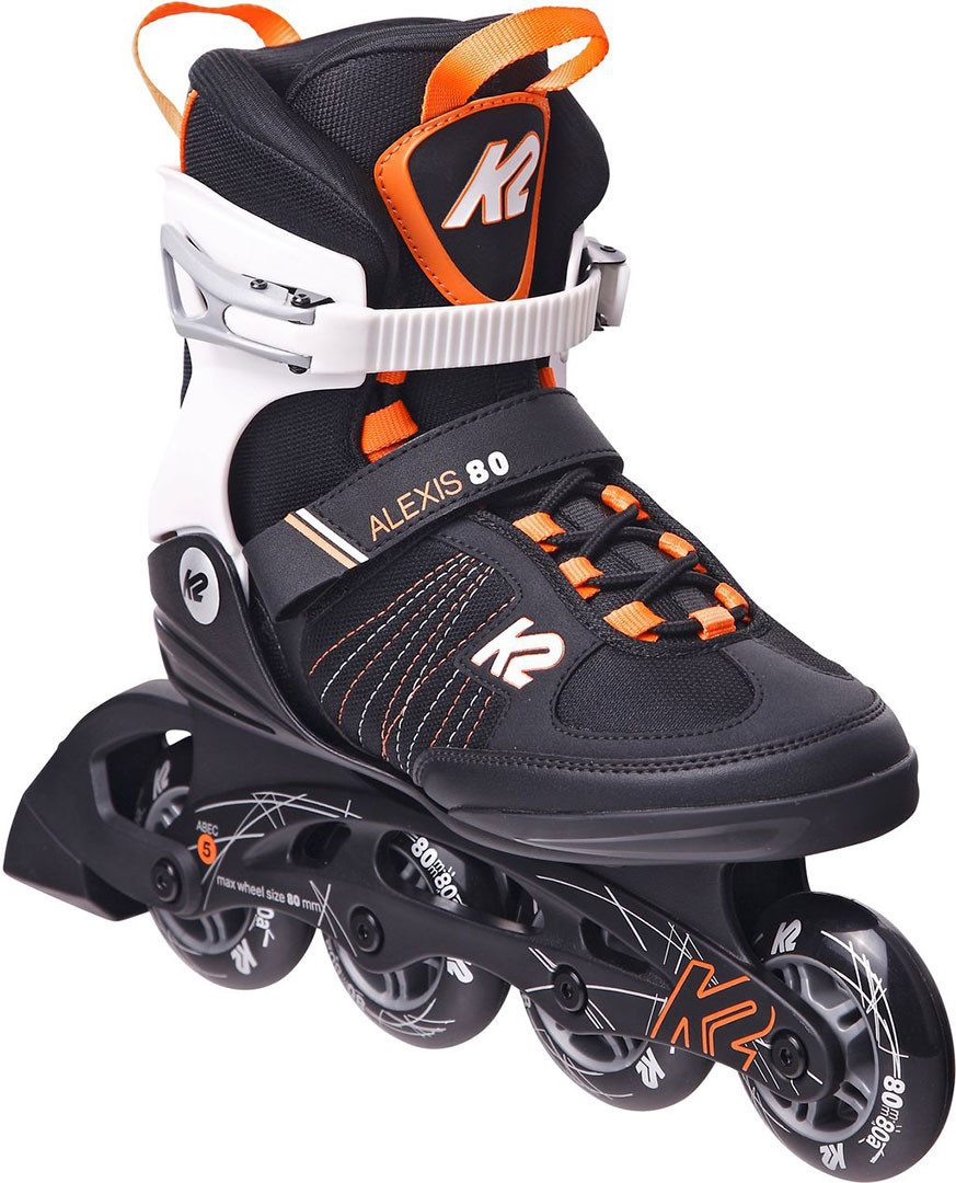 Inlineskates K2 ALEXIS 80 Inline Skate black/coral