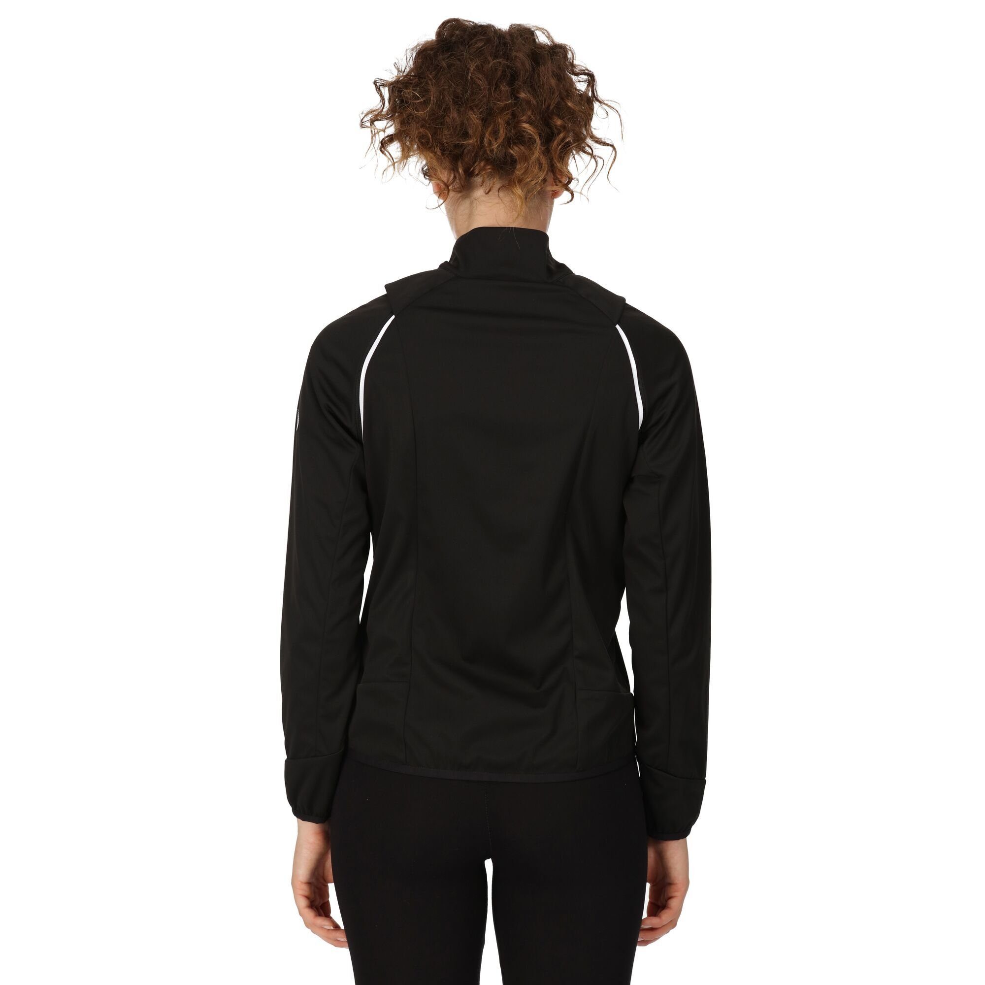 wasserabweisend Black abnehmbar, und Outdoorjacke Regatta für Ärmel Steren wind- Damen,