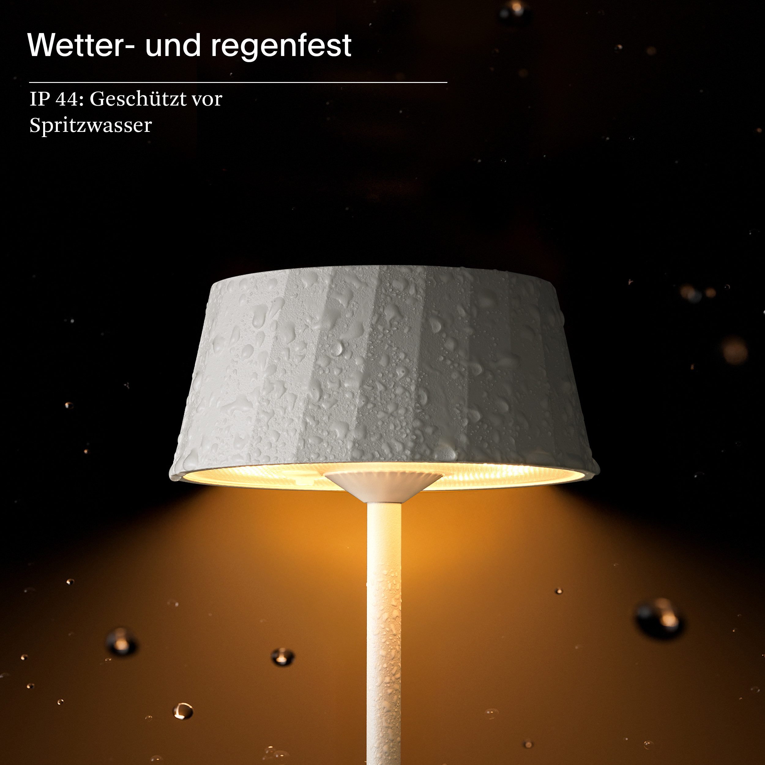 SIGOR LED Tischleuchte, Touch /Remote, LED fest integriert, Warmweiß