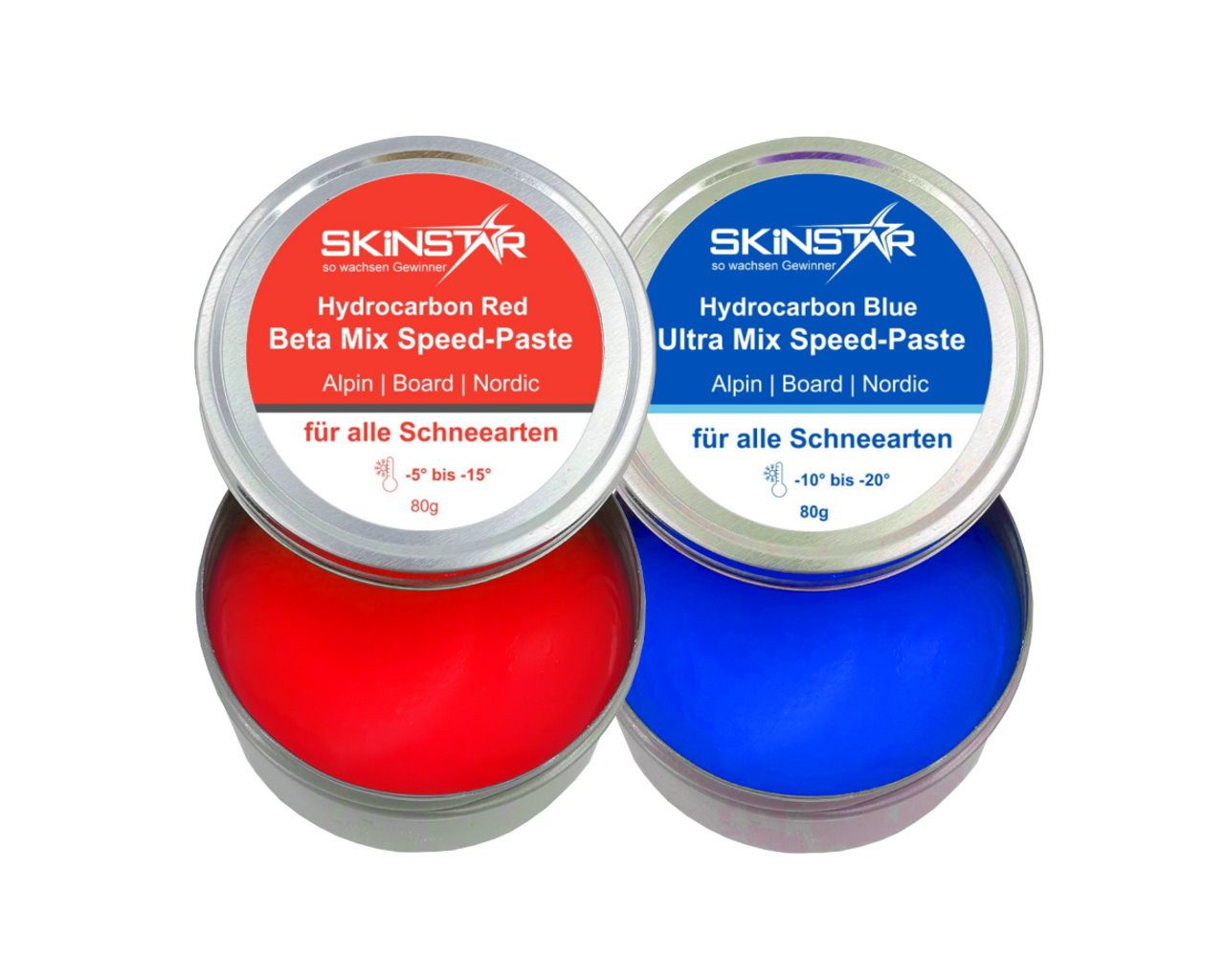 SkinStar Ski SkinStar Hydrocarbon Beta-Ultra Mix Speed-Paste Set Skiwax Skiwachs