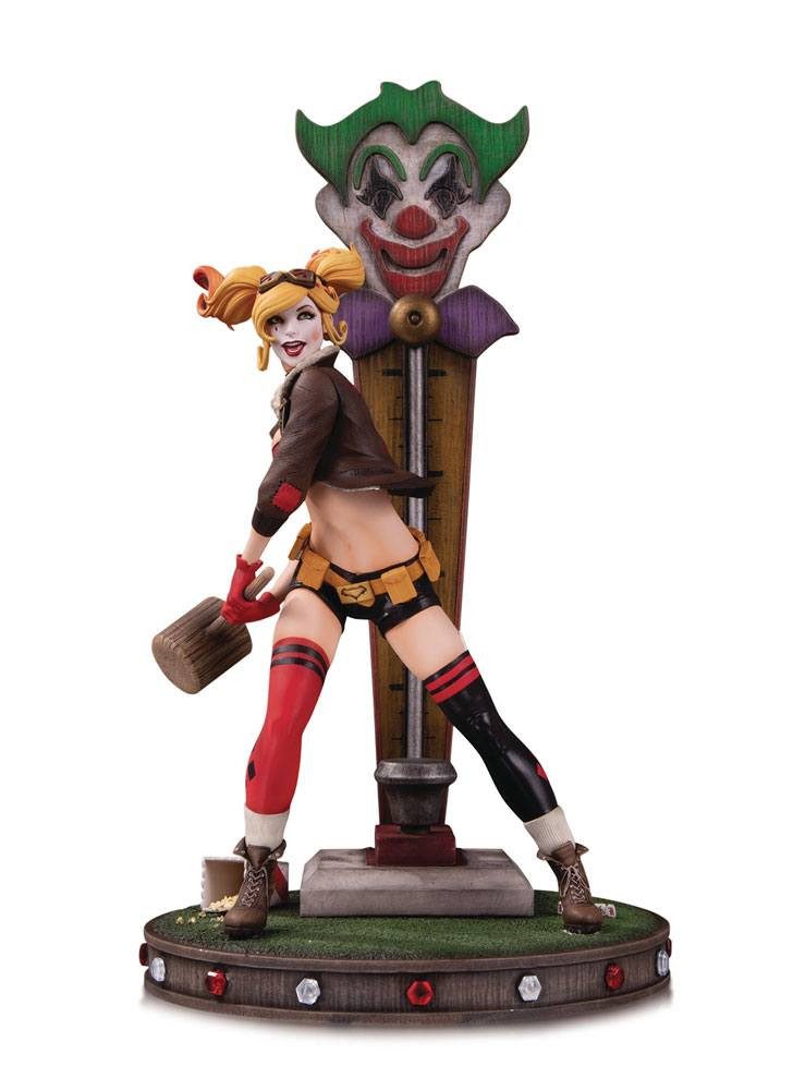 DC Comics Actionfigur DC Bombshells Harley Quinn 2 34 cm Statue Deluxe Version