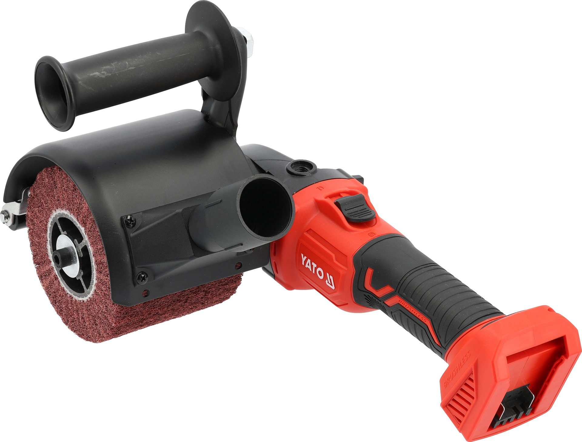 Yato Winkelschleifer Akku-Satiniermaschine 18V mit bürstenlosem Motor