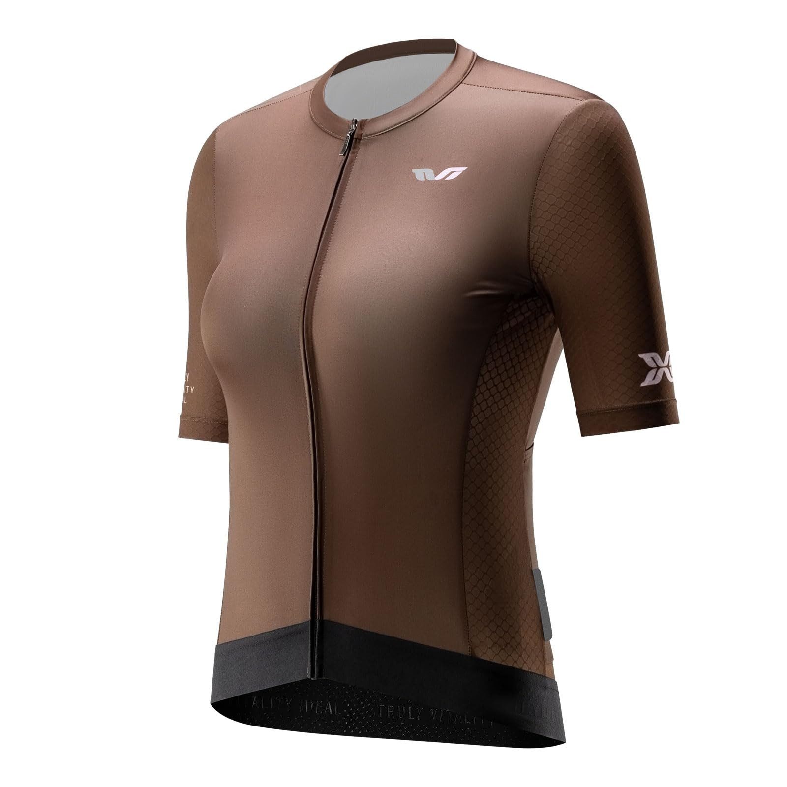ROCKBROS Radtrikot TVI Damen Kurzarm Rennrad Bekleidung Sportshirts Schnelltrocknendes