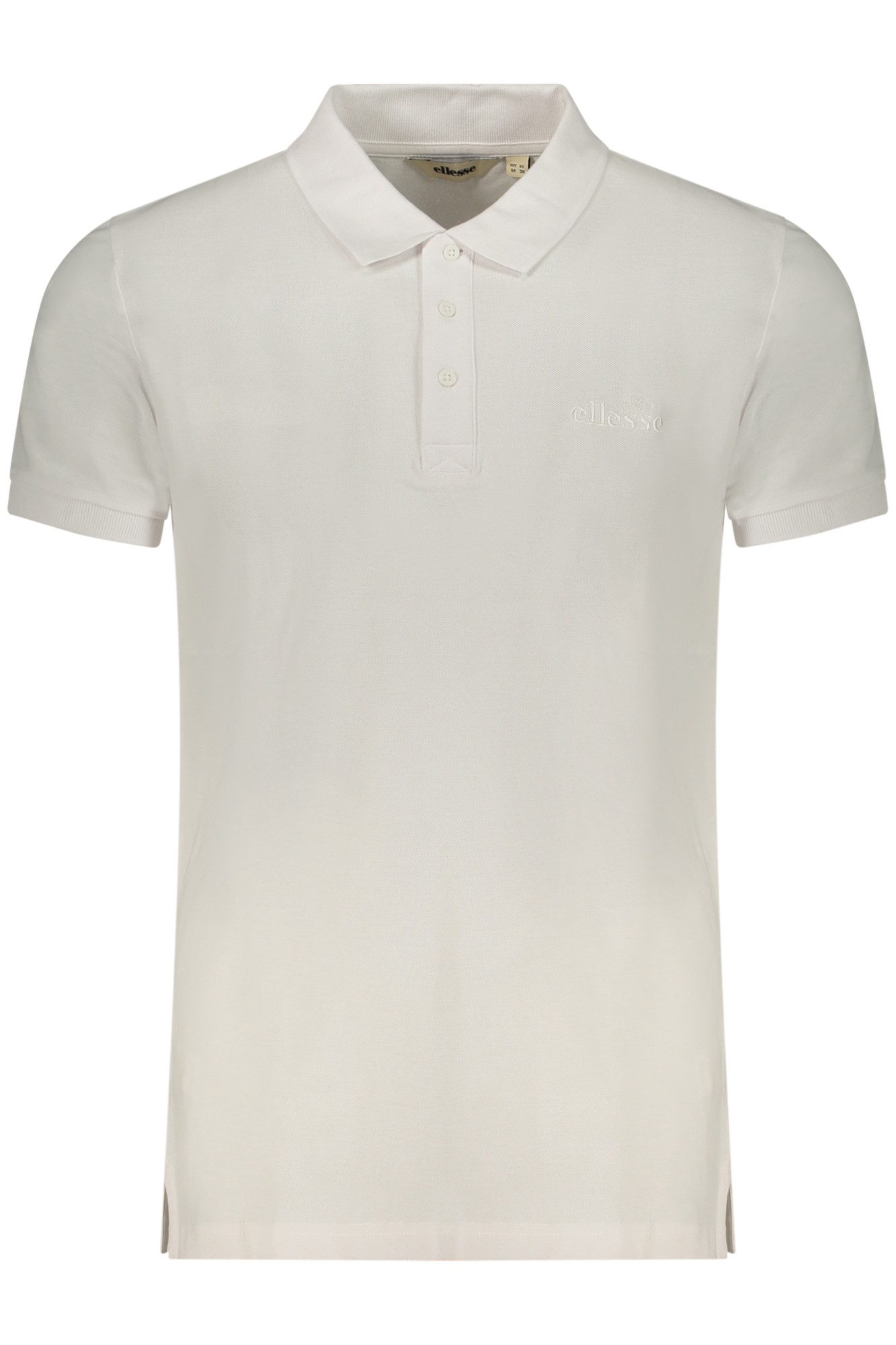 Ellesse Poloshirt Weißes Kurzarm-Poloshirt für Herren mit 3